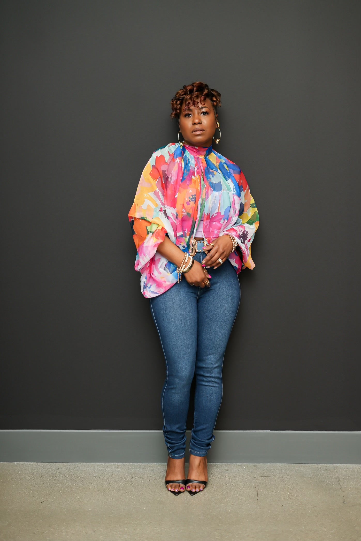 Summer Bouquet Sheer Shirt