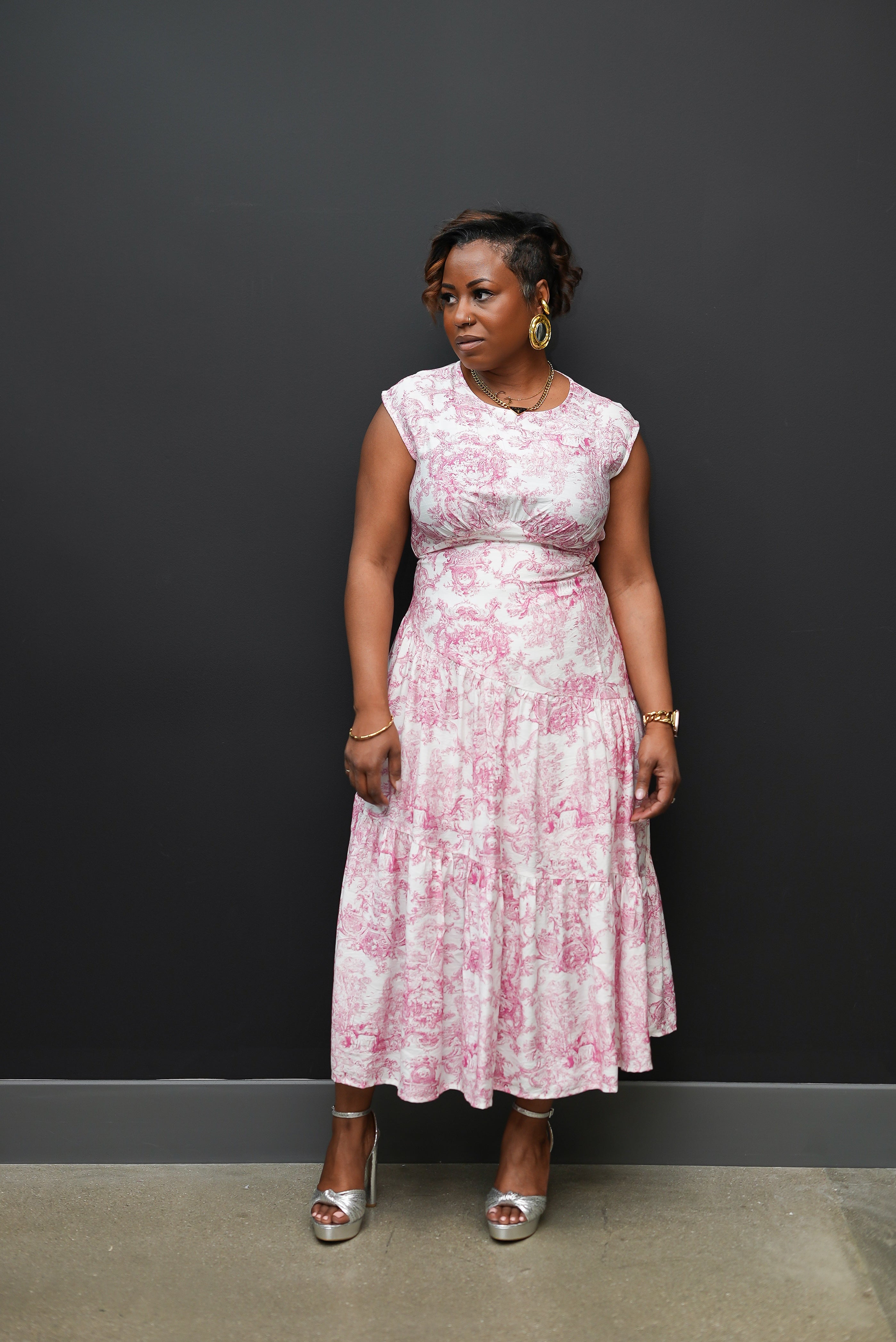 Soft Romance Midi Dress