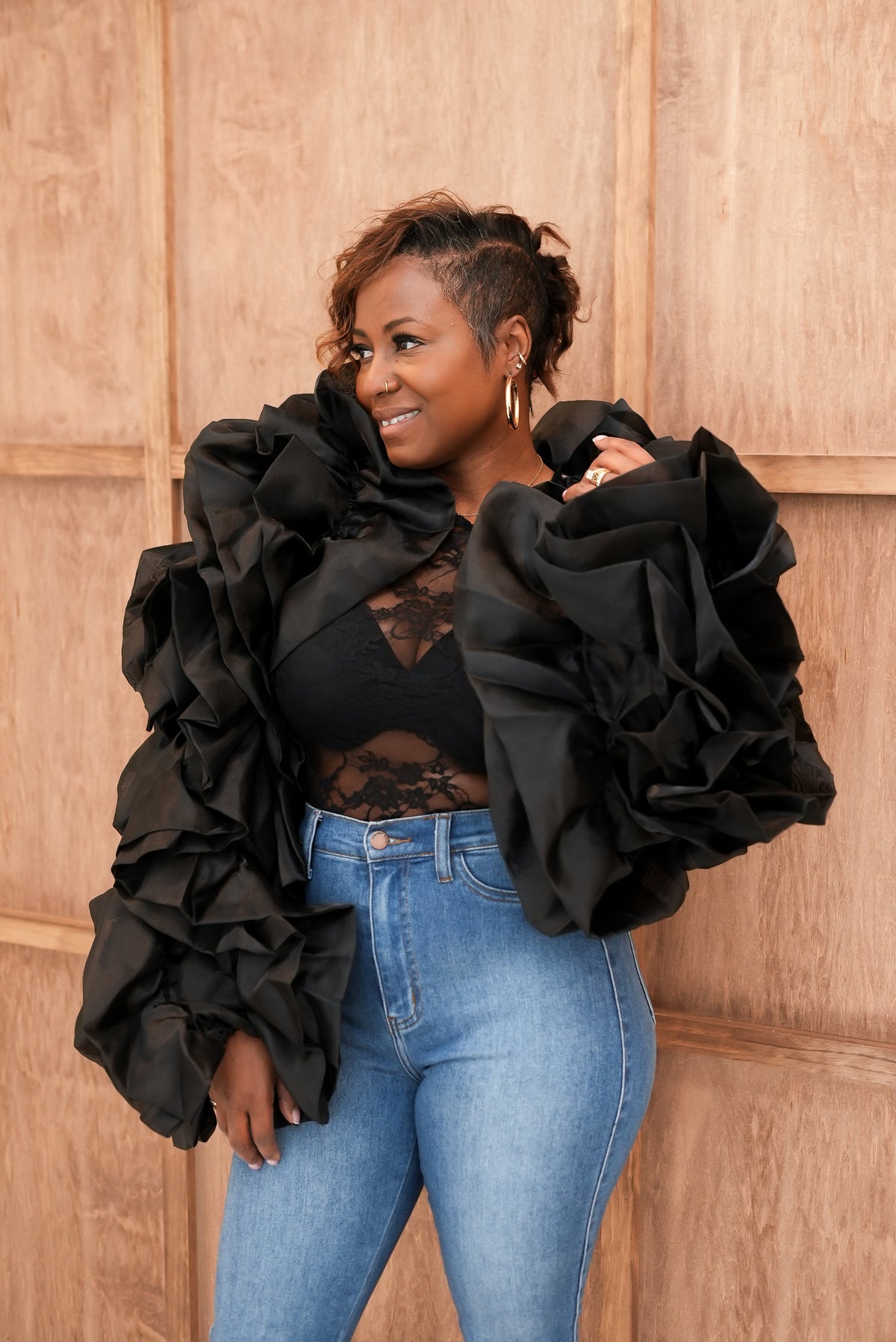 The Drama Ruffle Jacket