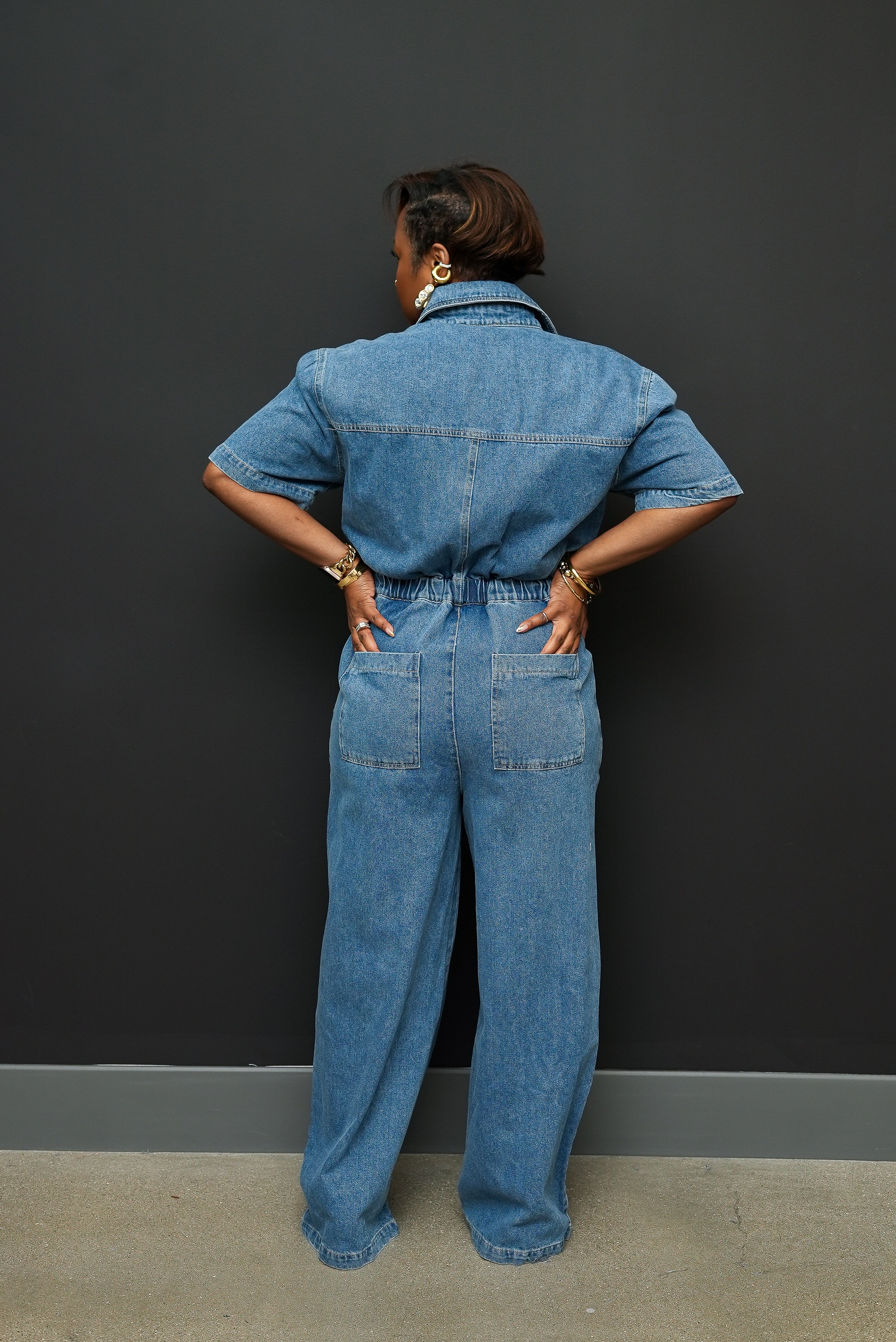 Denim Statement Jumpsuit