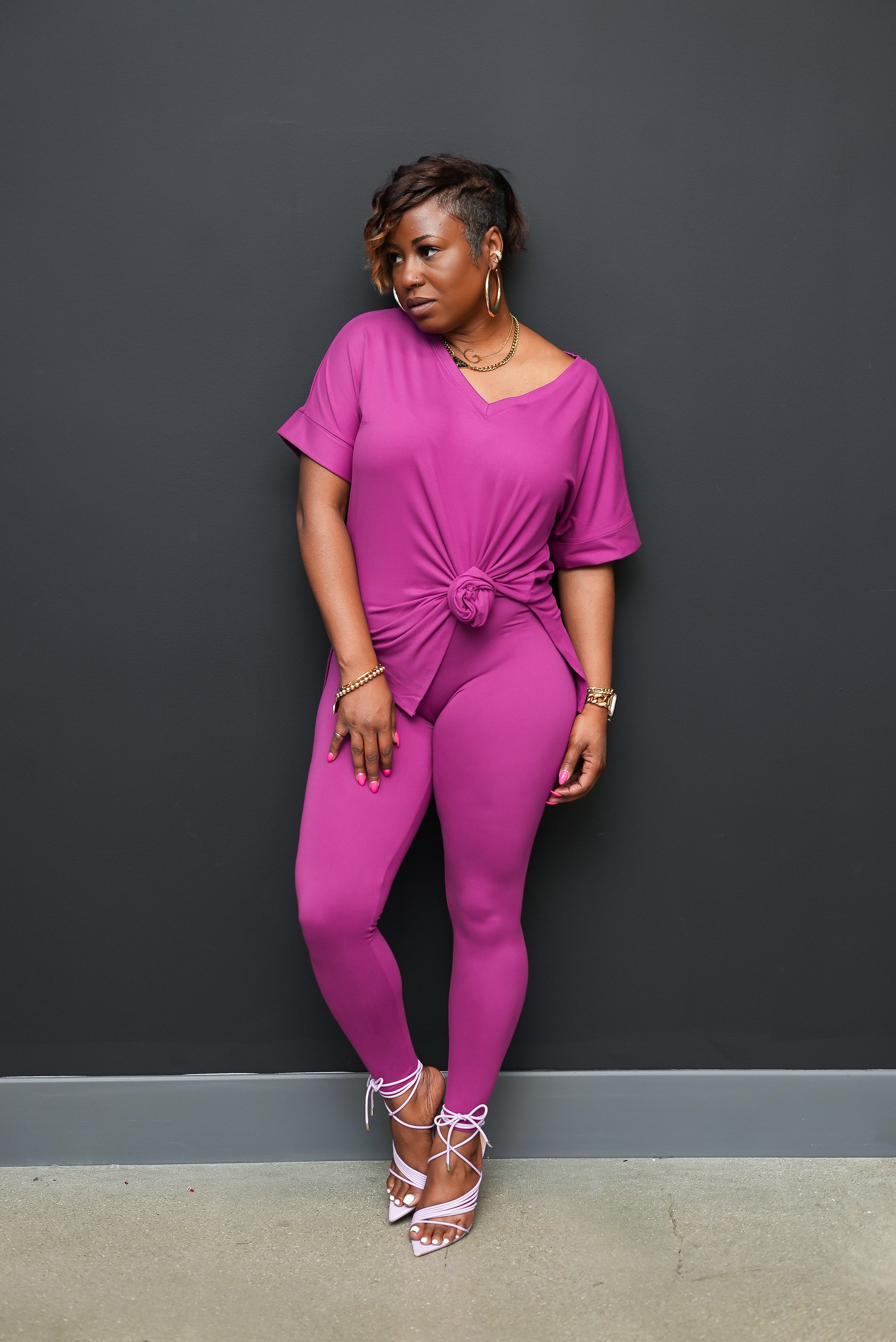 Cozy Errand Set (Plum)