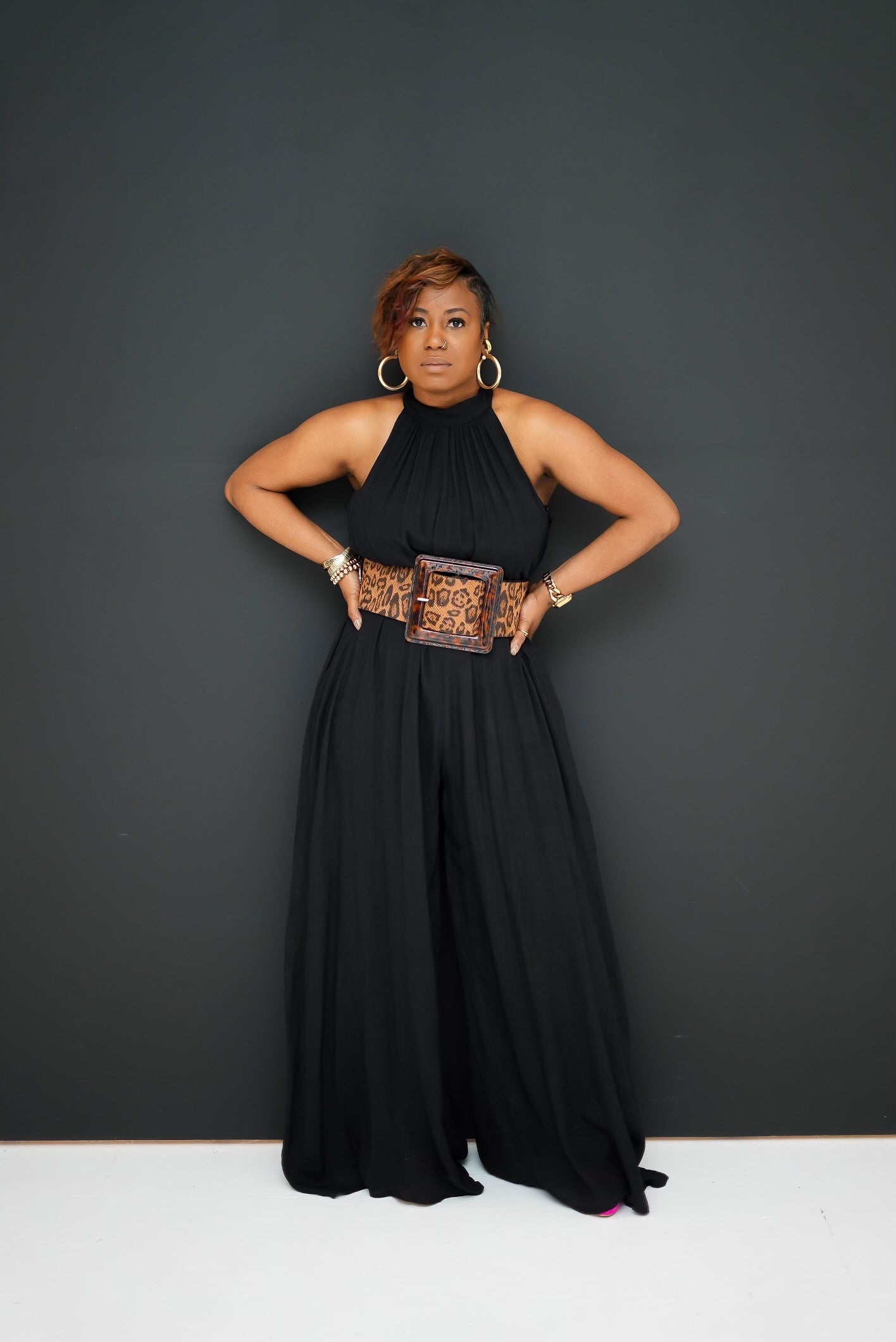 Iconic Leopard Print Belt