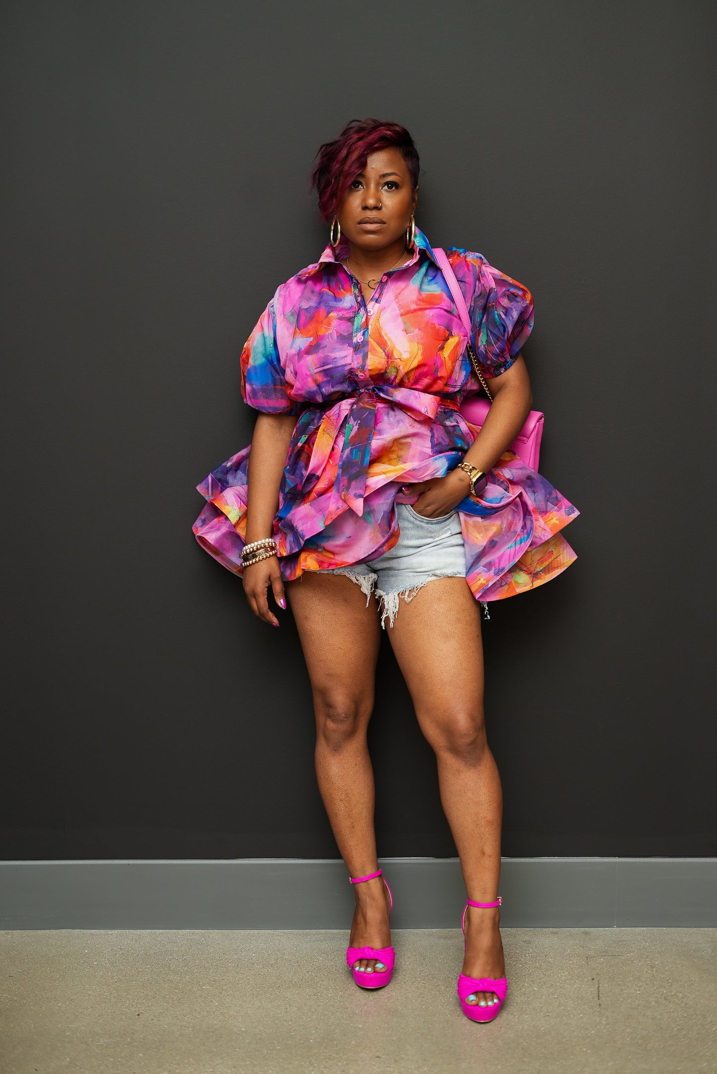Vibrant Bloom Dress