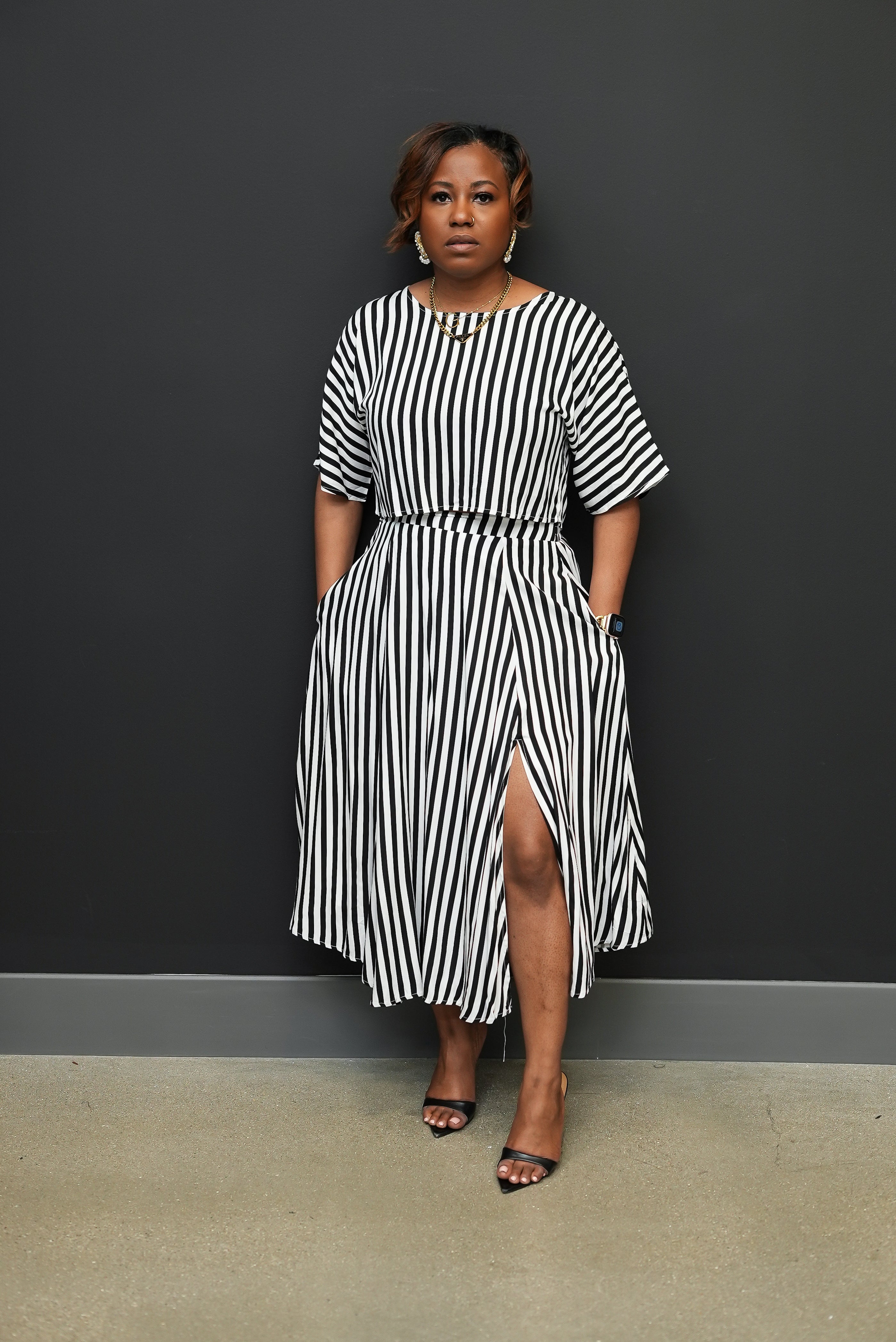 The Power Move Stripe Set (Black)