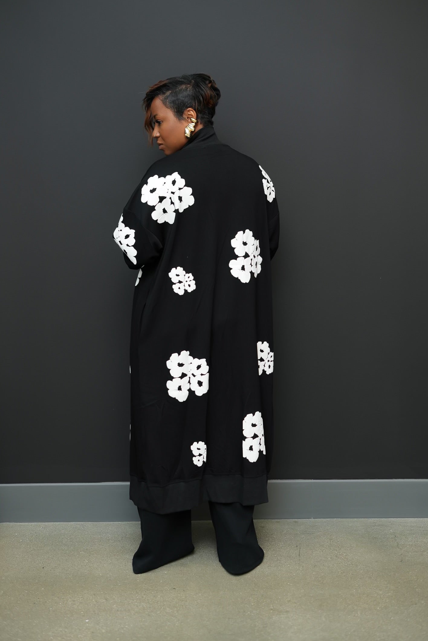 Blooming Season Jacket (Black/White)