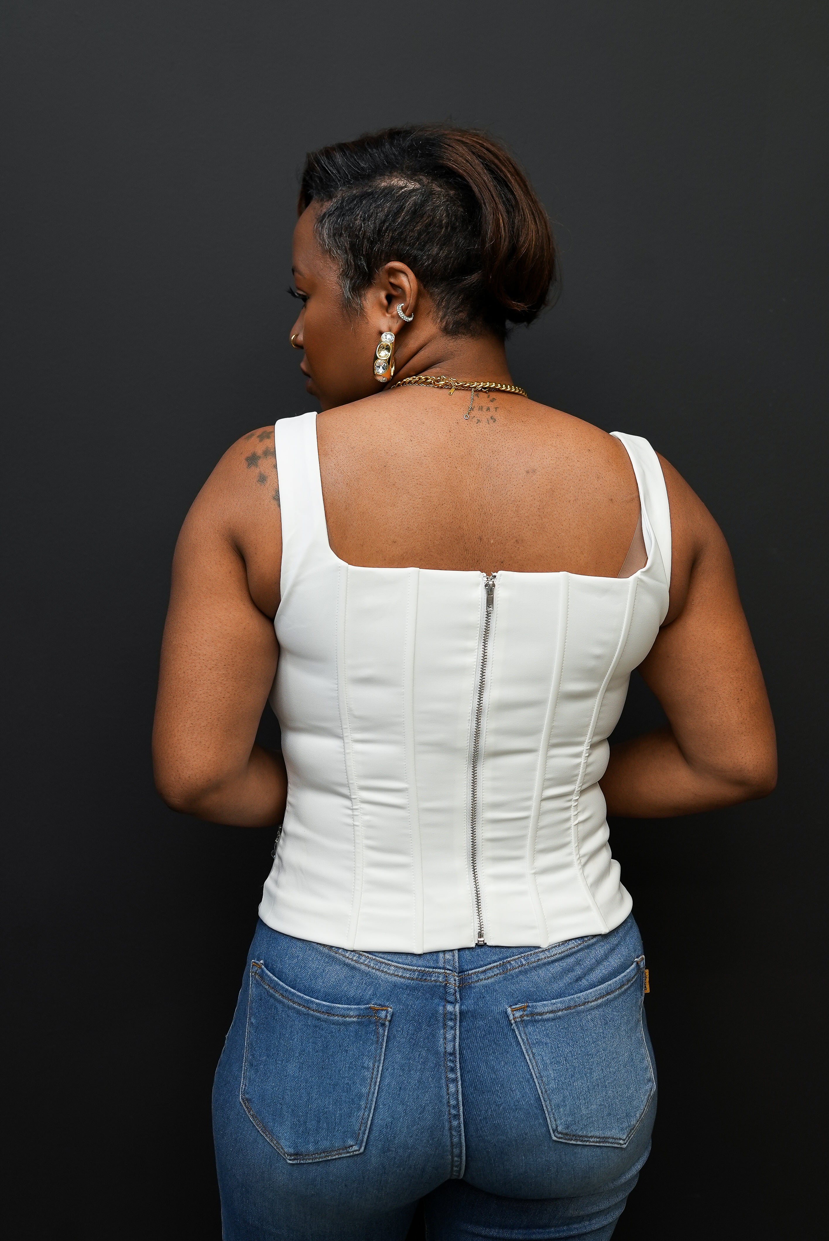 Embellished Corset Top