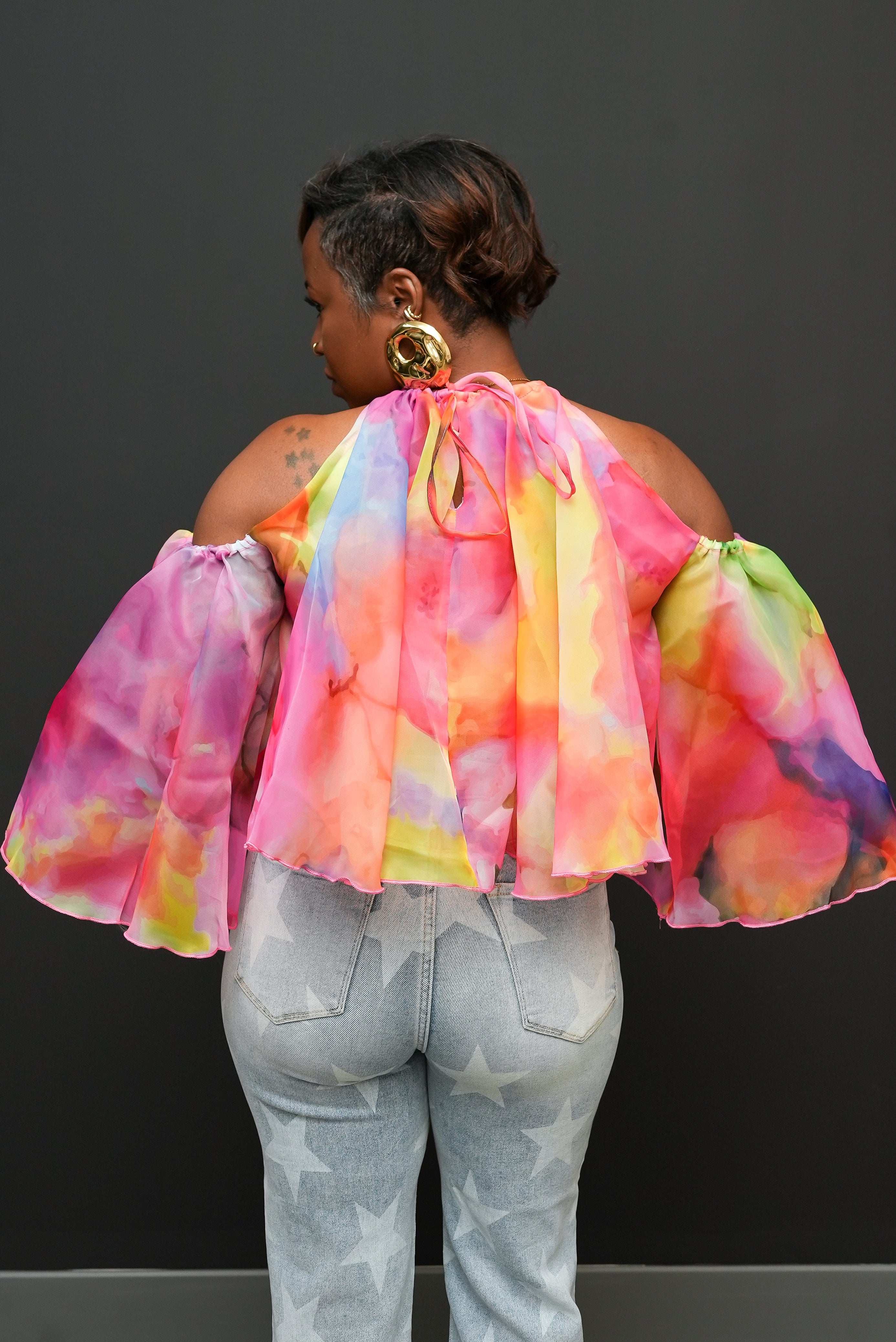 Cotton Candy Dreams Chiffon Top