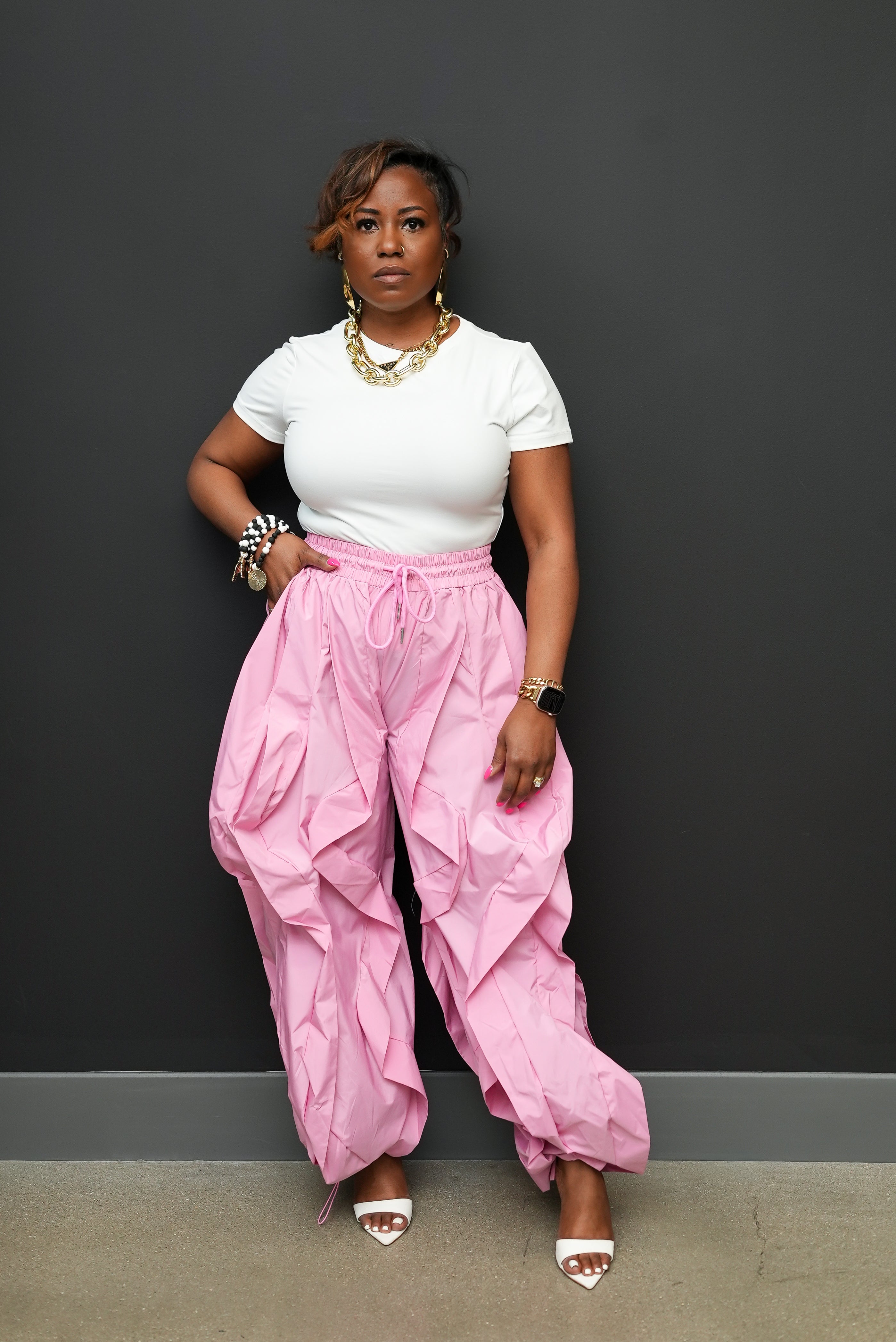 Pink Terrain Poplin Pants