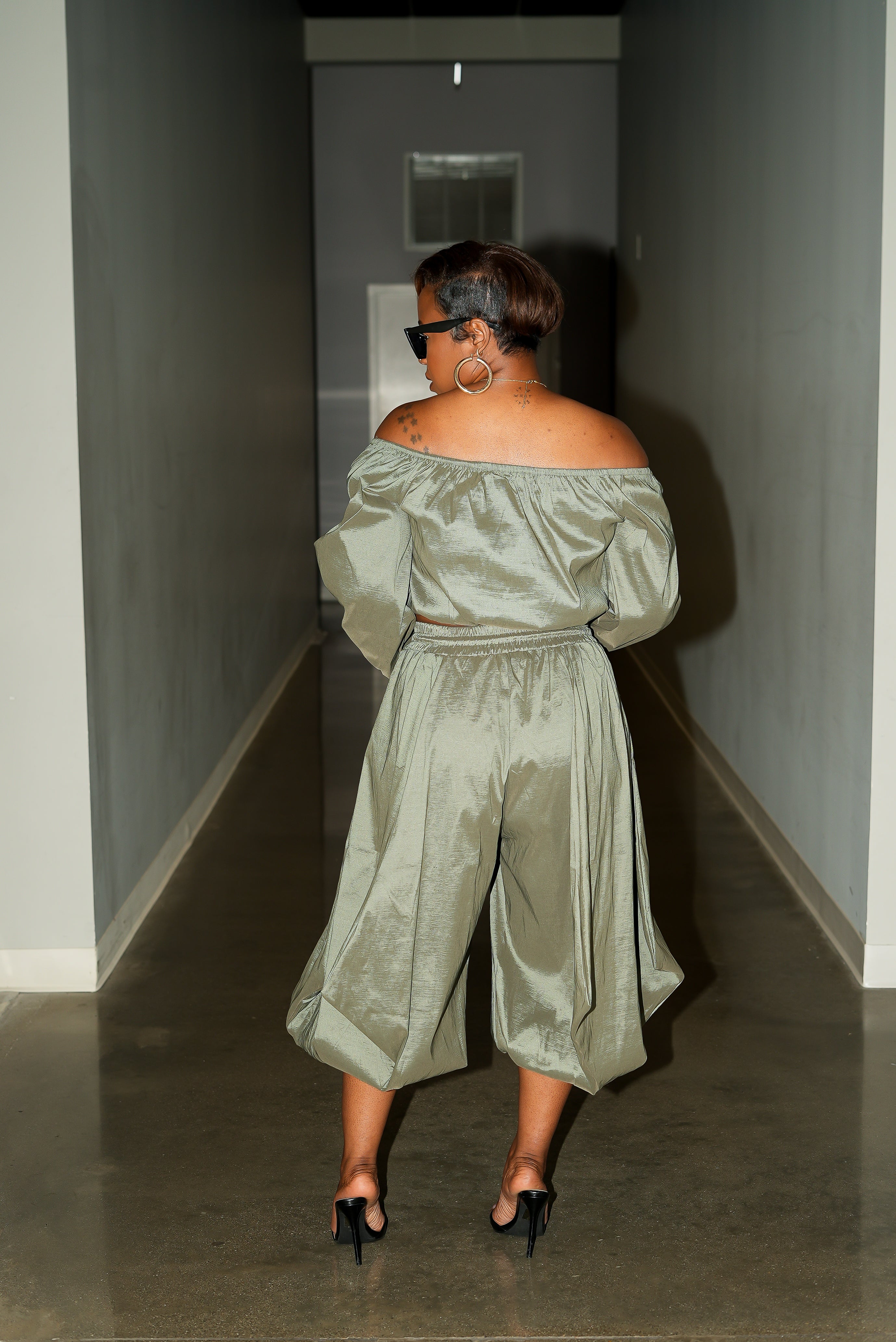 Jungle Luxe Set-Olive