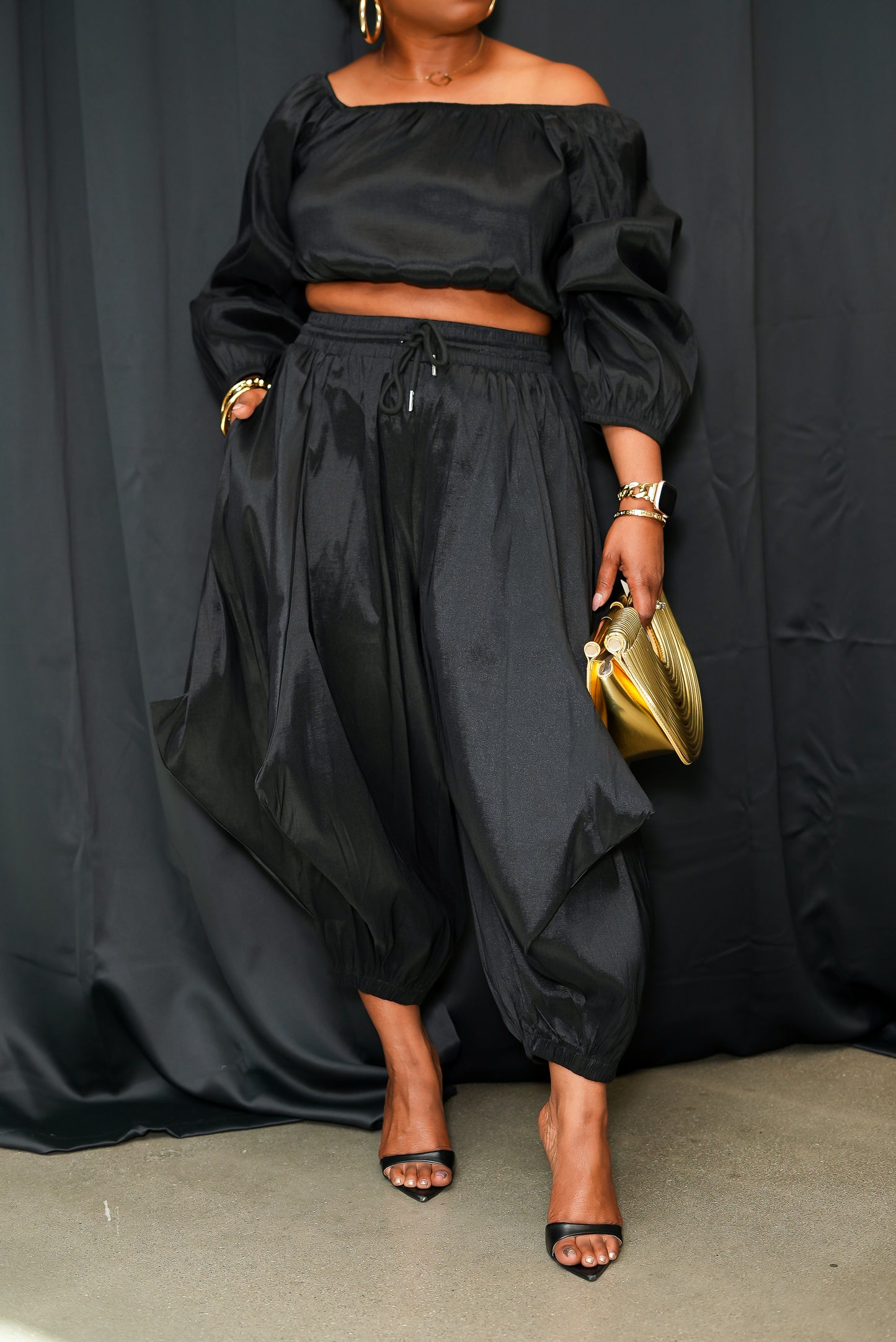 Jungle Luxe Set-Black