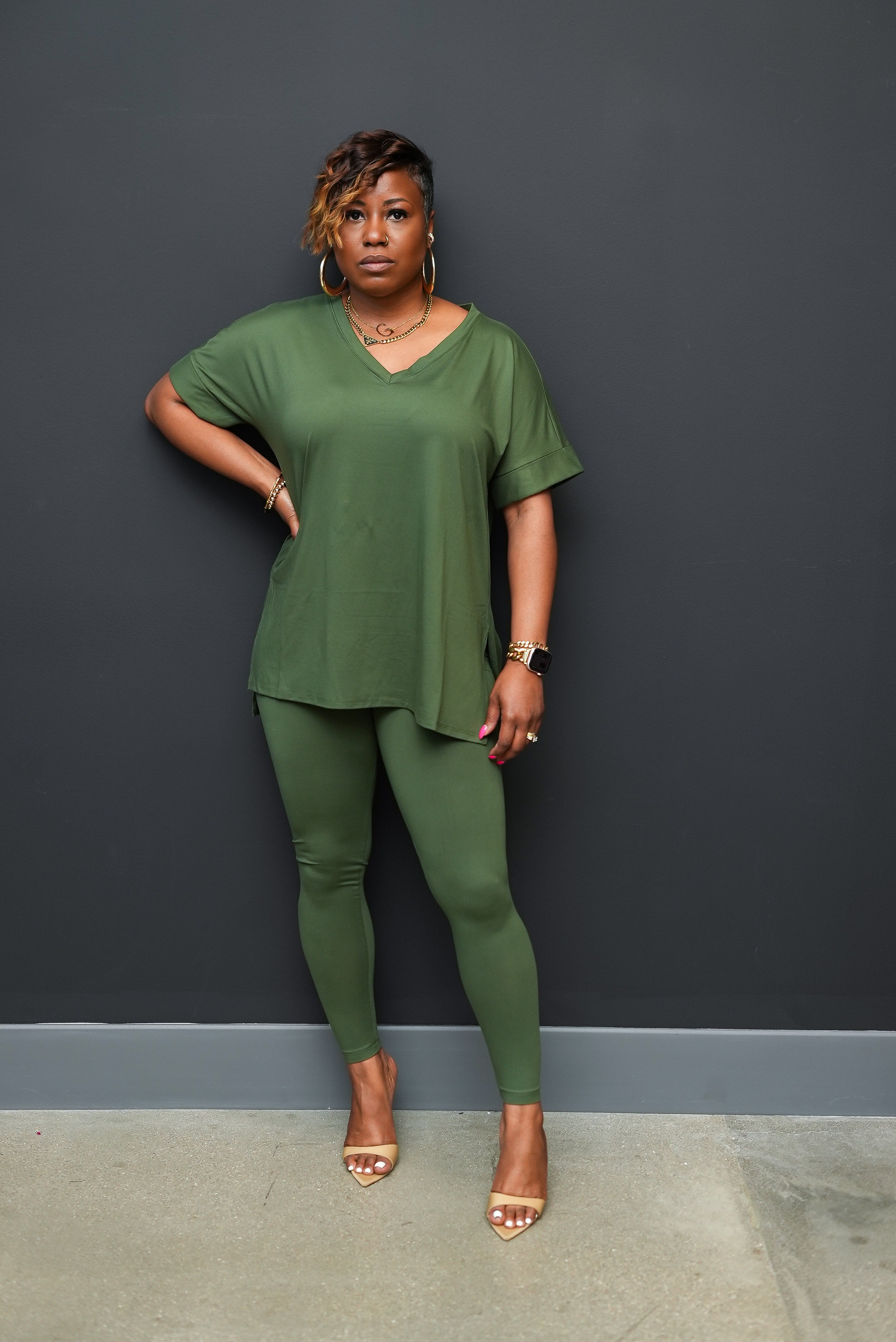 Cozy Errand Set (Army Green)