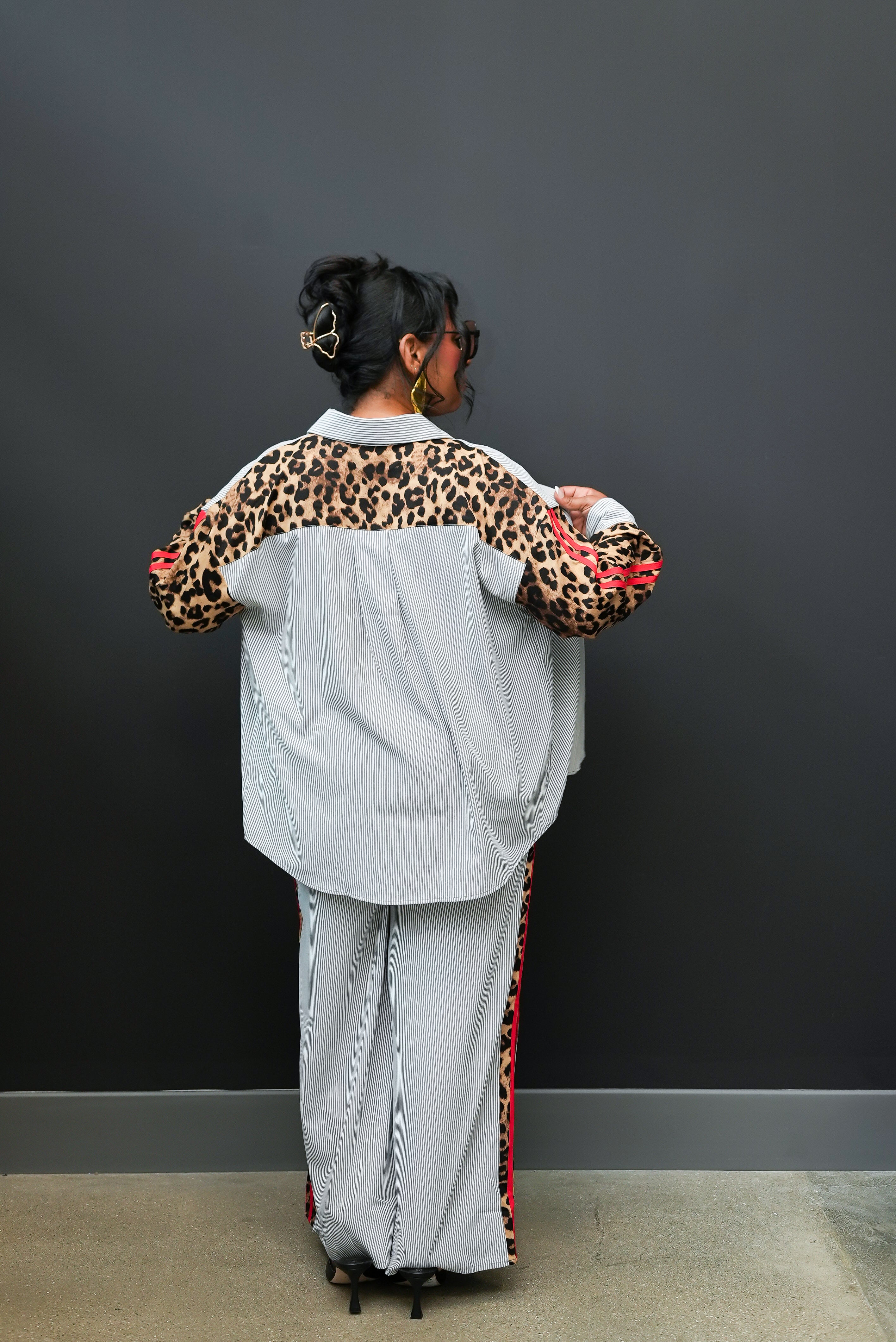 Peekaboo Leopard Print Set