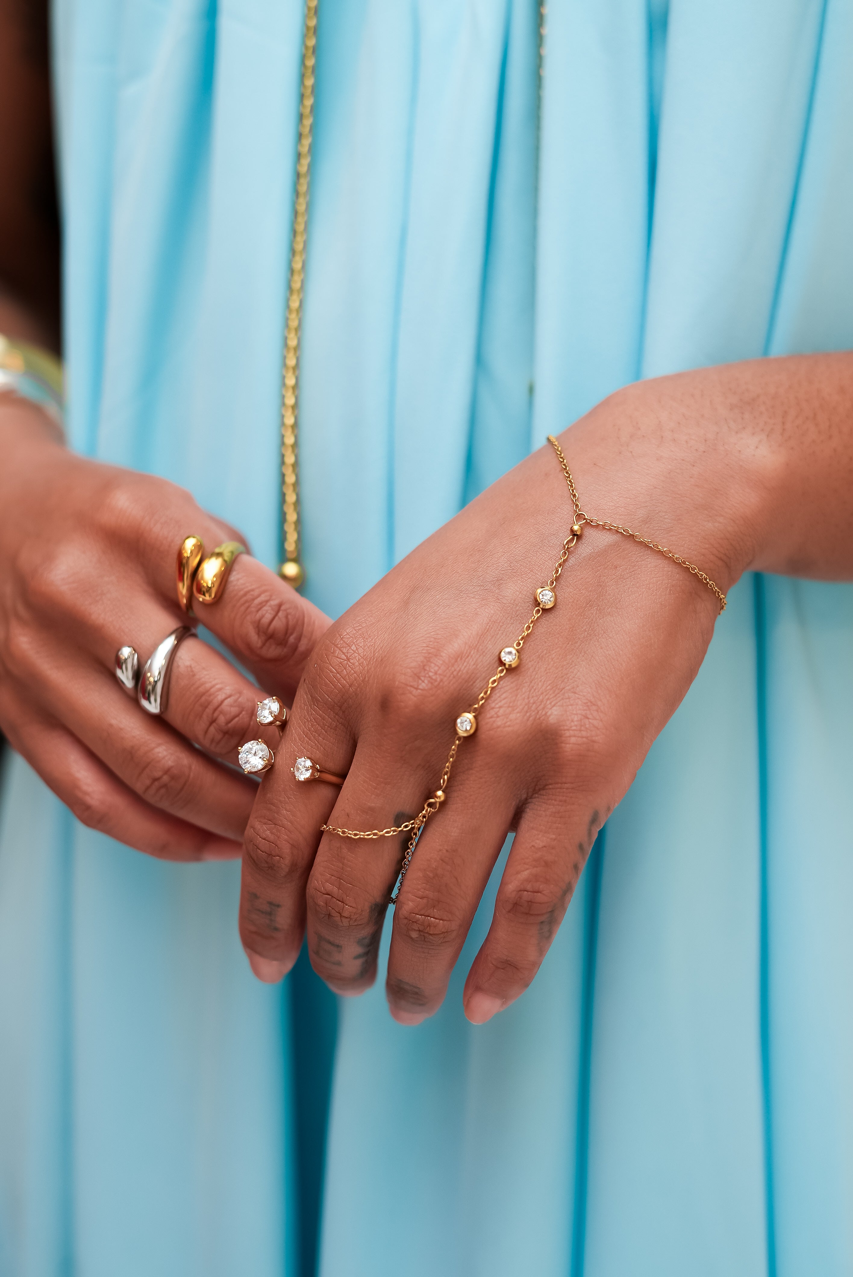 Trinity Three stone open Ring