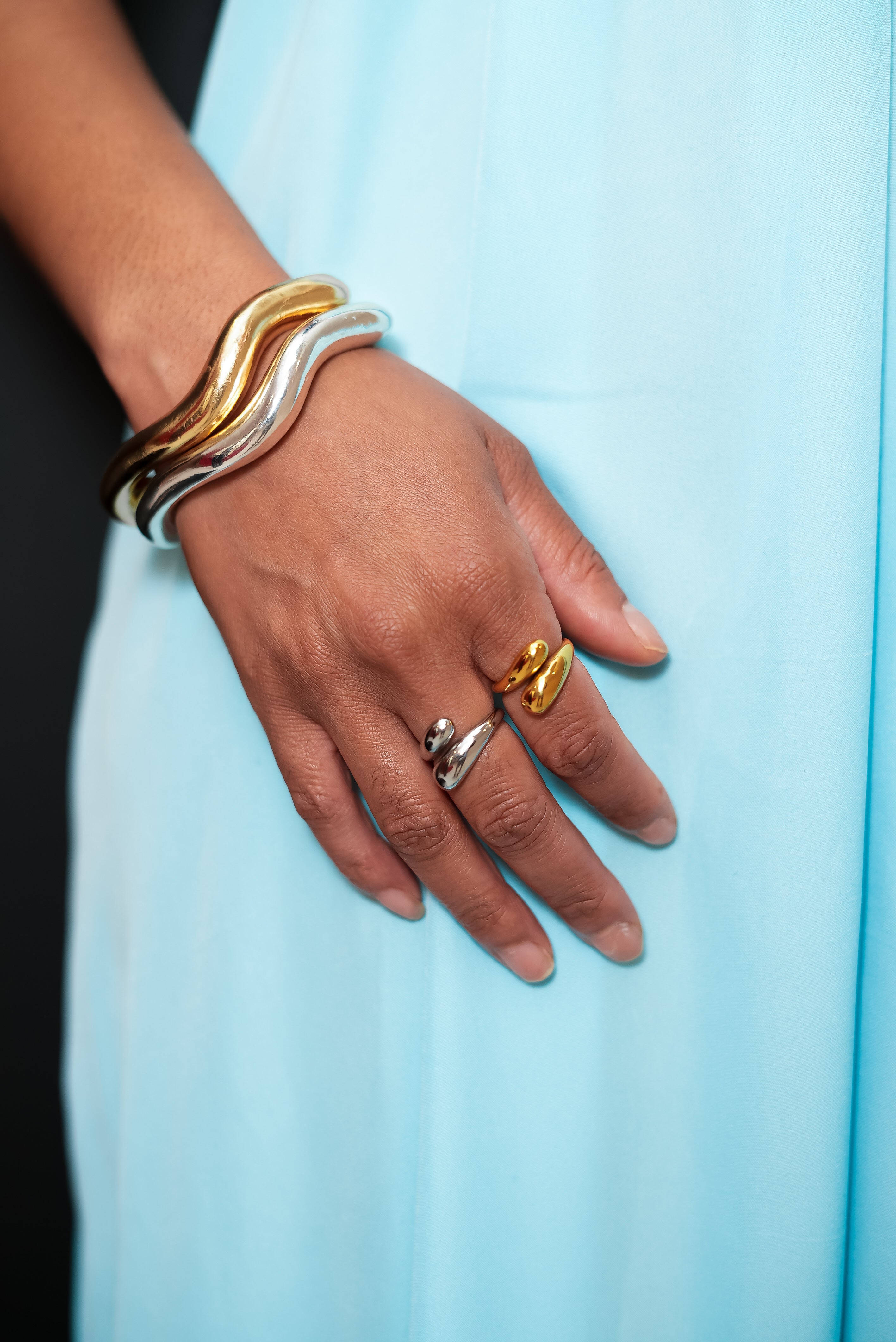 Wavelength Cuff Bangle Bracelet