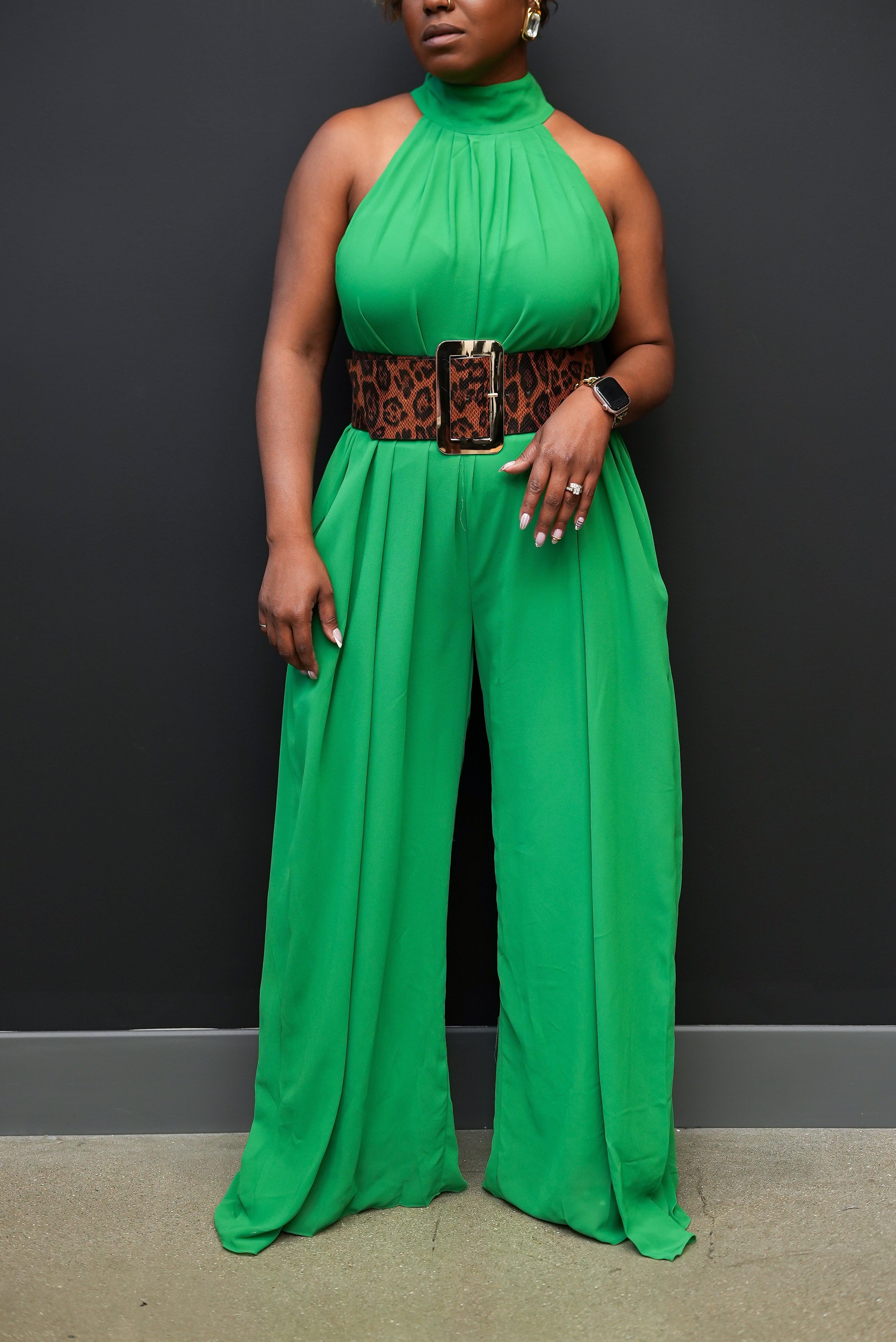 Jet Setter Jumpsuit (Green)