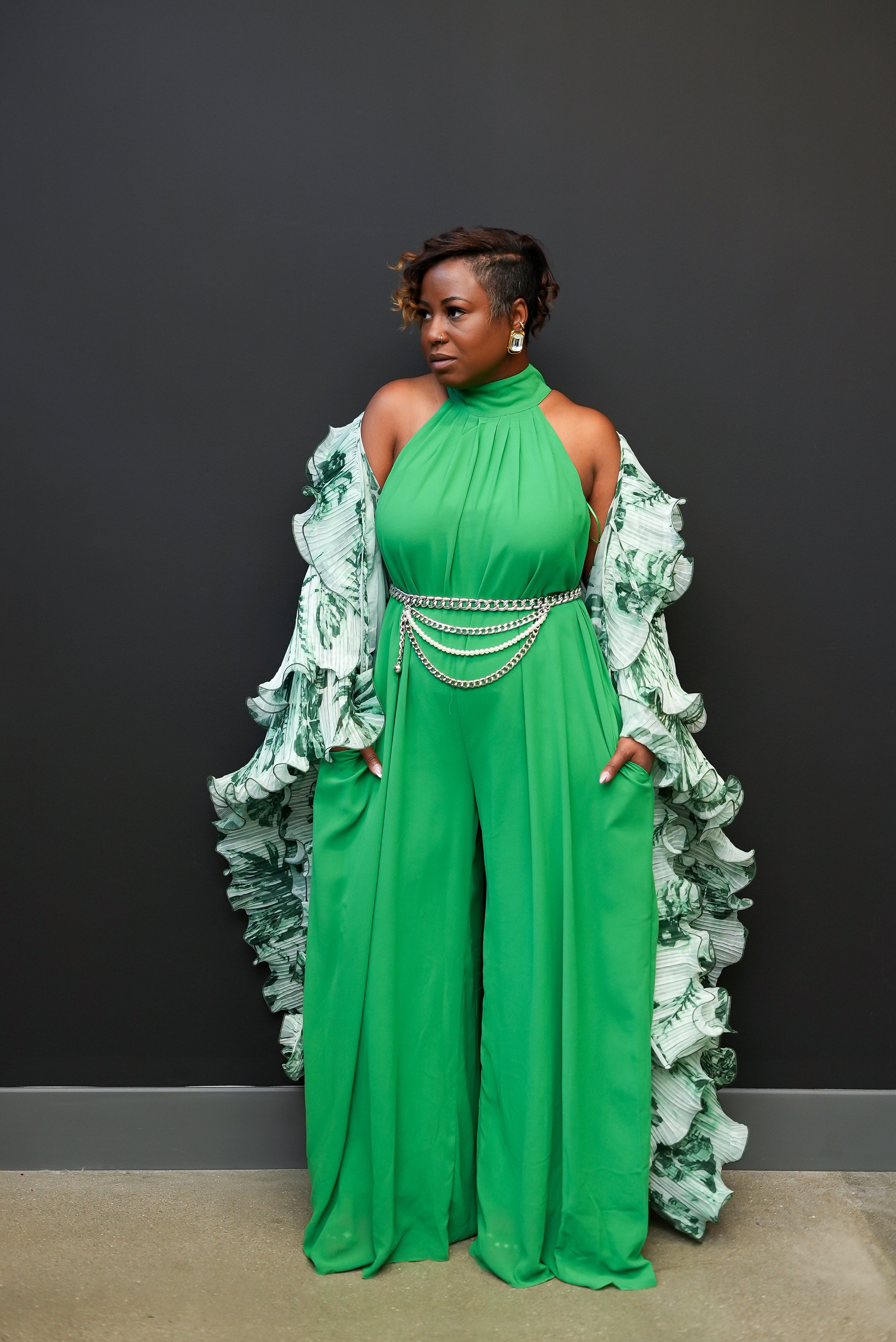 Jet Setter Jumpsuit (Green)