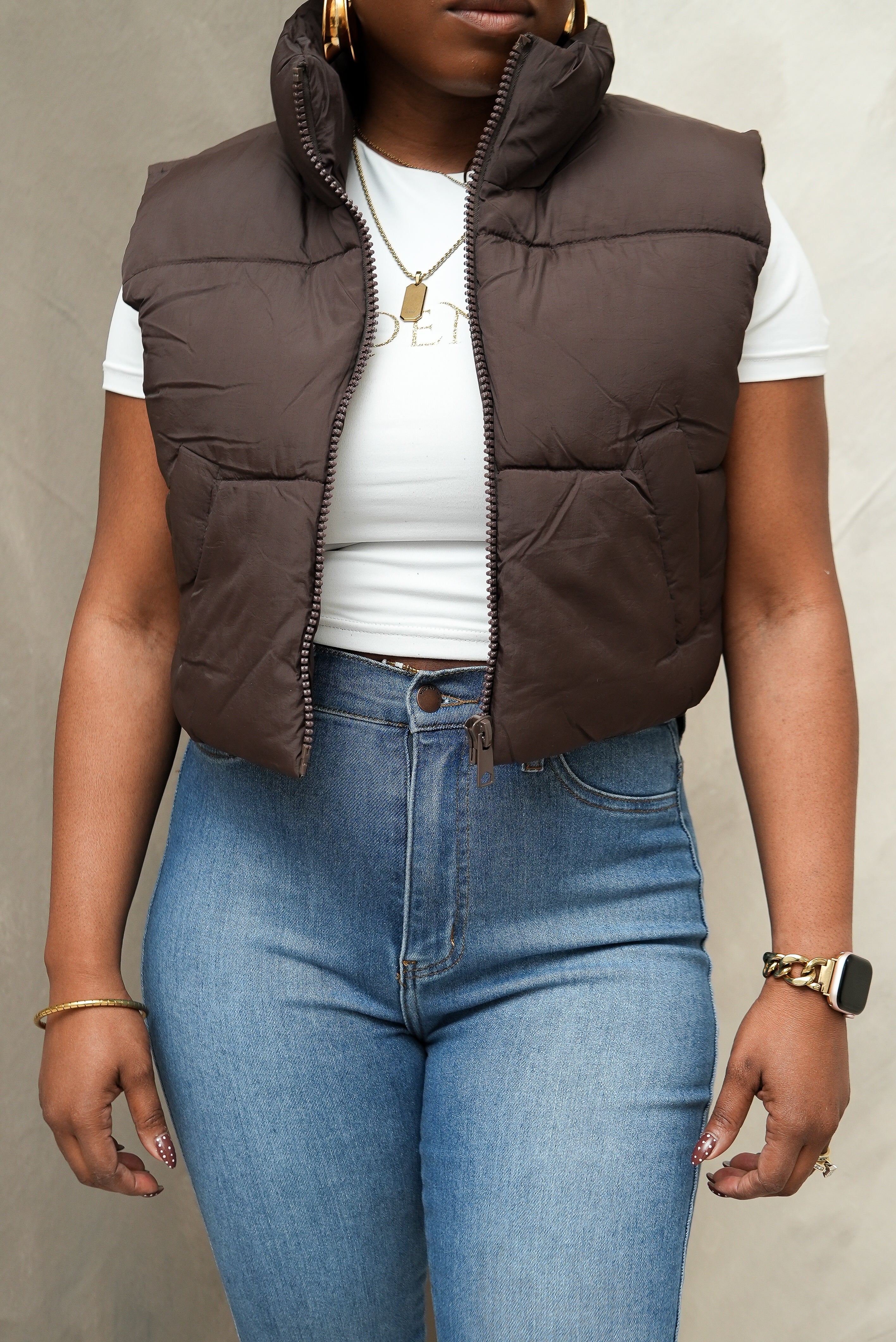 Cloud Puff Vest (Expresso)