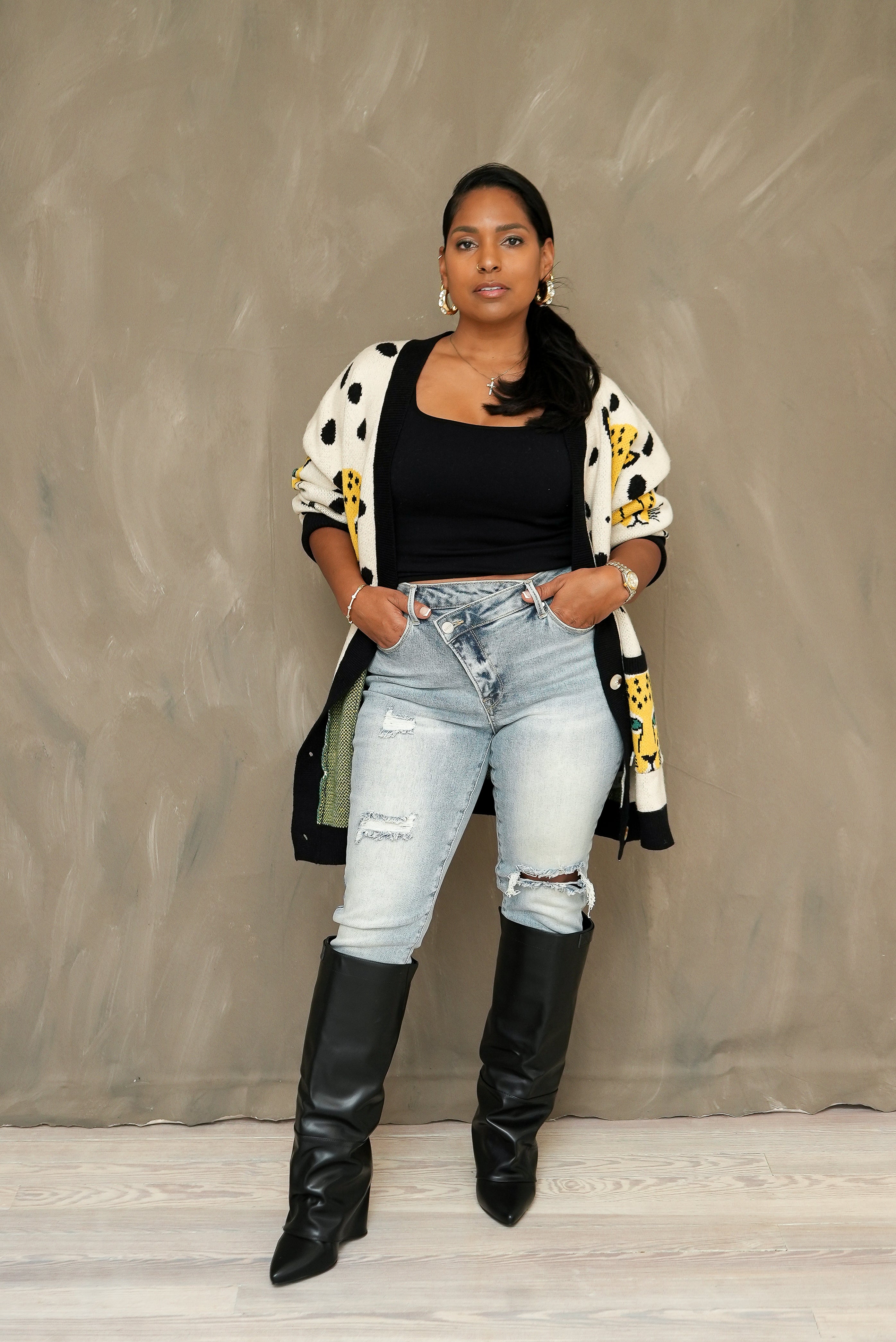 Cheetahlicious Cardigan