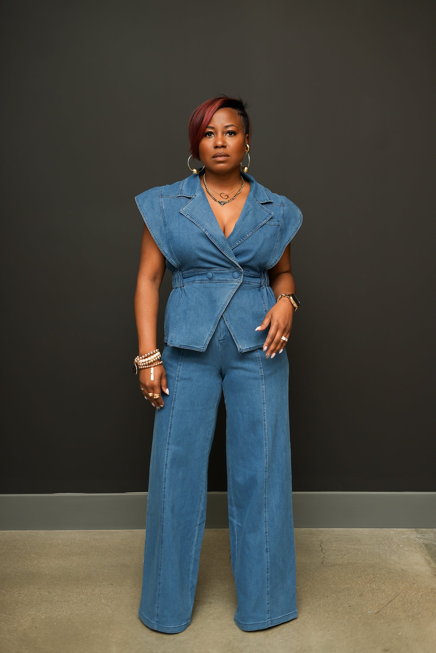 All Denim Set