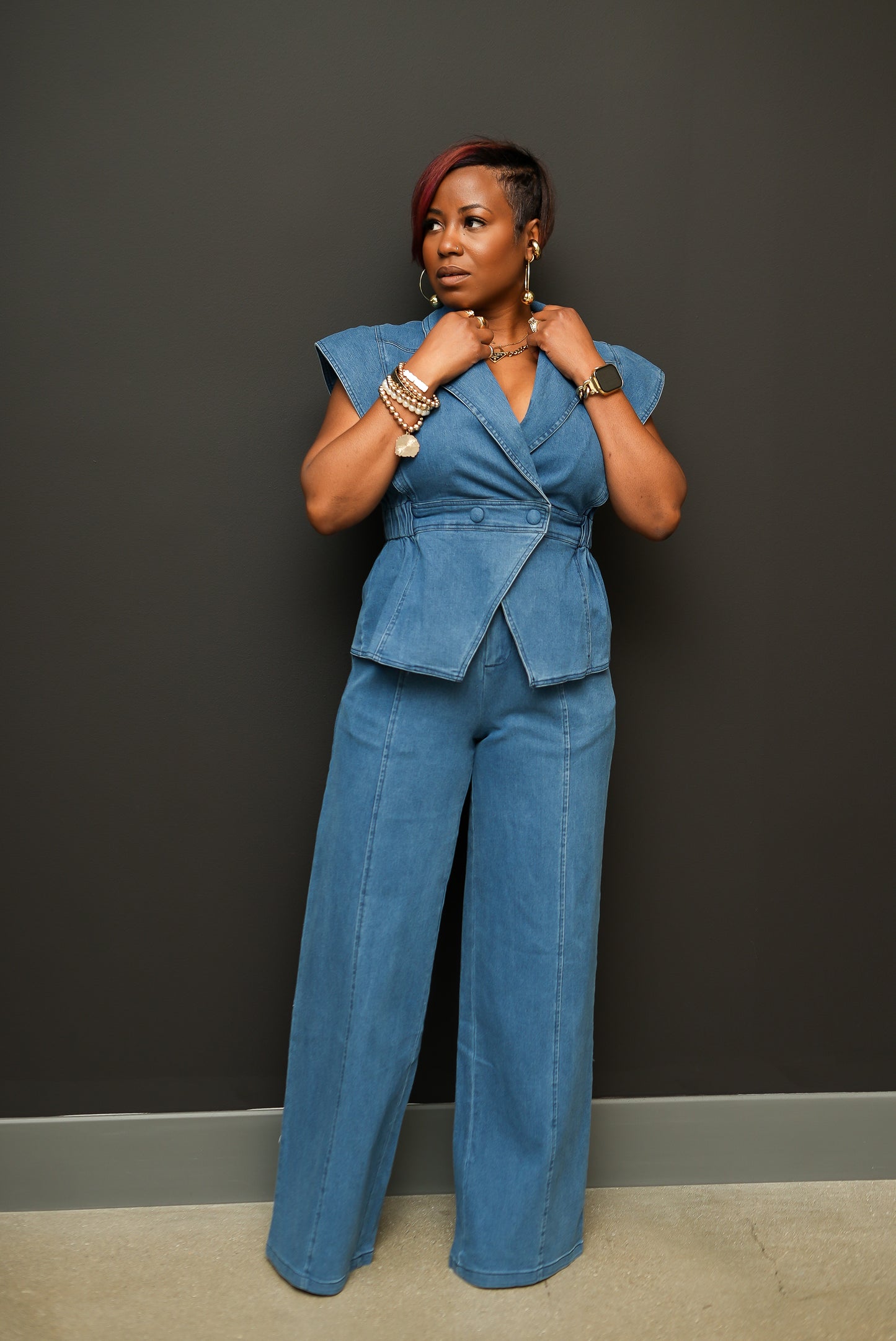 All Denim Set