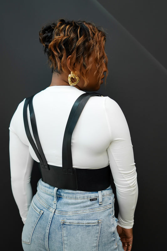 Women's Dual Buckle Stretchy Suspend Belt