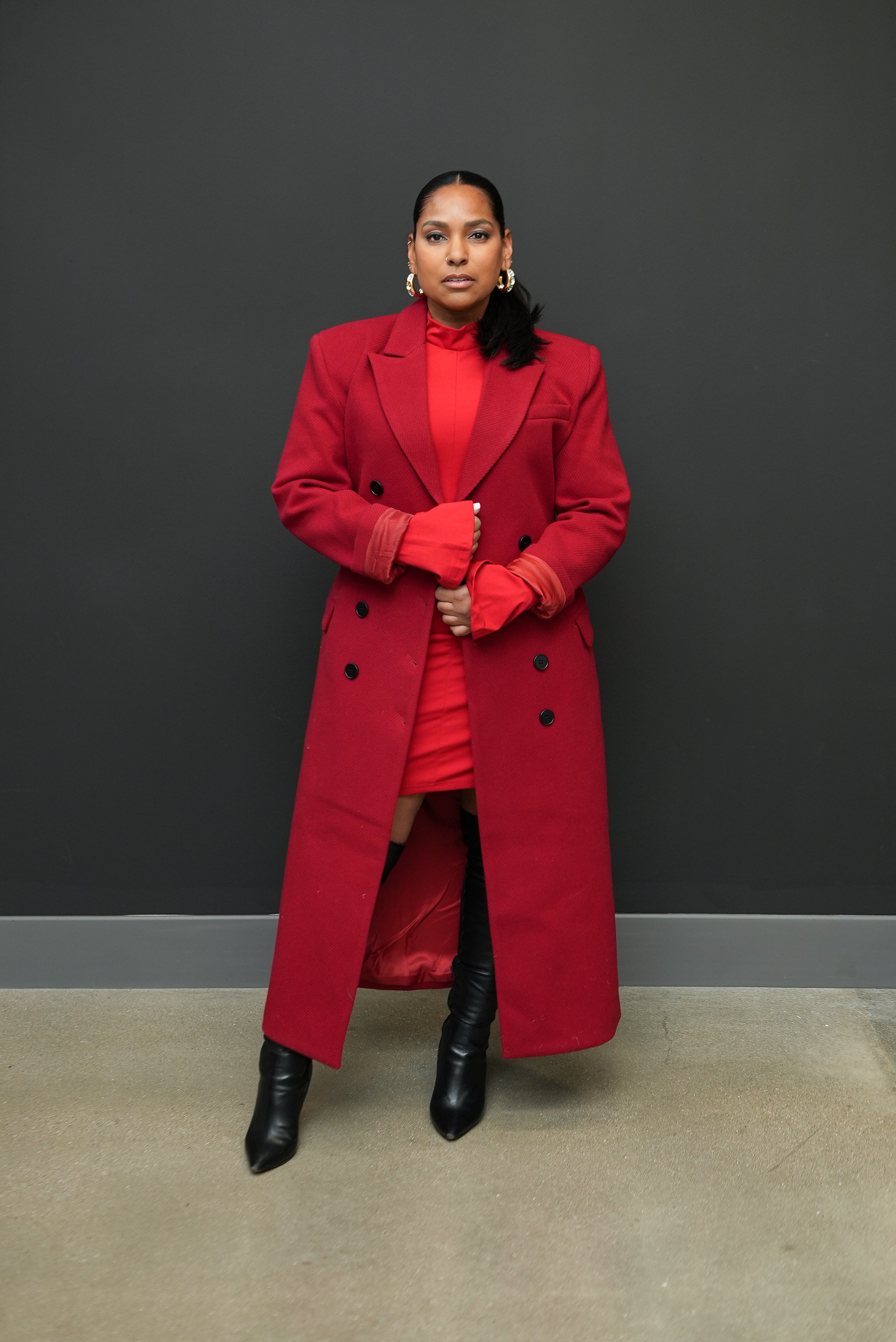 Smoke Show Power Coat (Red)