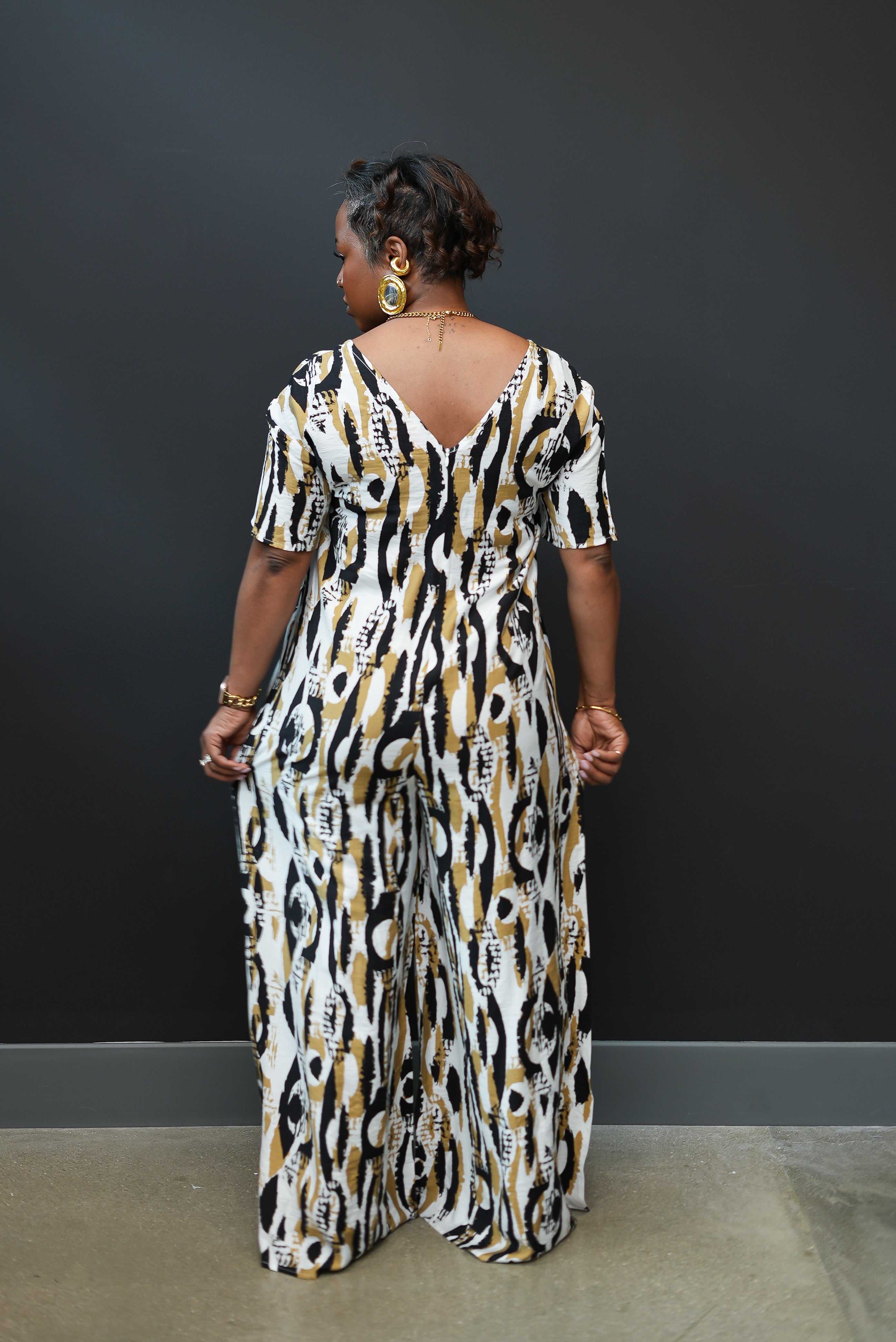 Bold Instinct Wide-Leg Jumpsuit