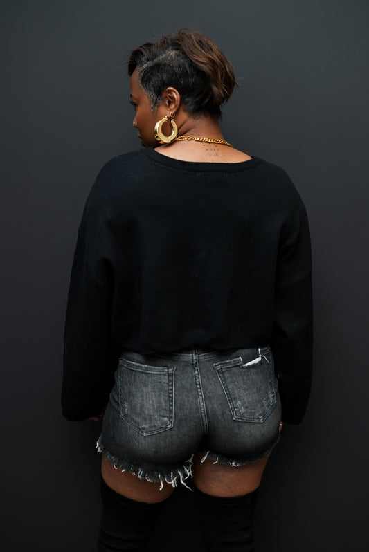 Be You Knit Crop sweater