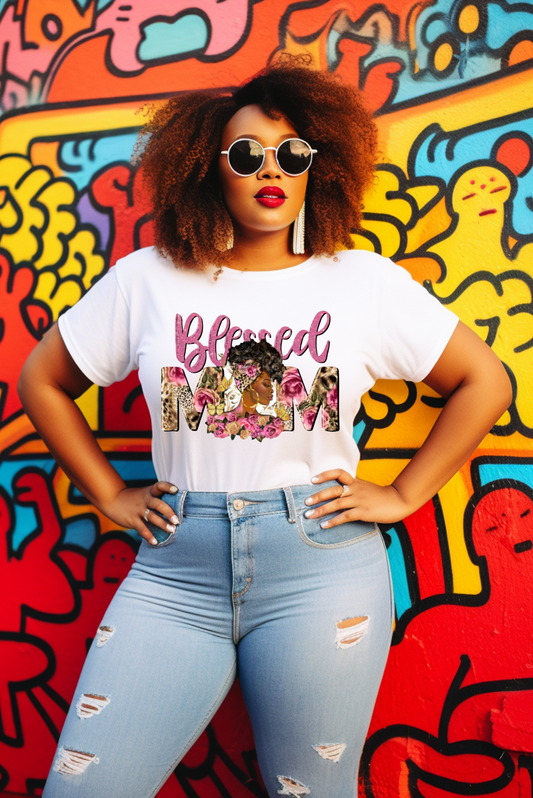 Blessed Mom Tee (white)