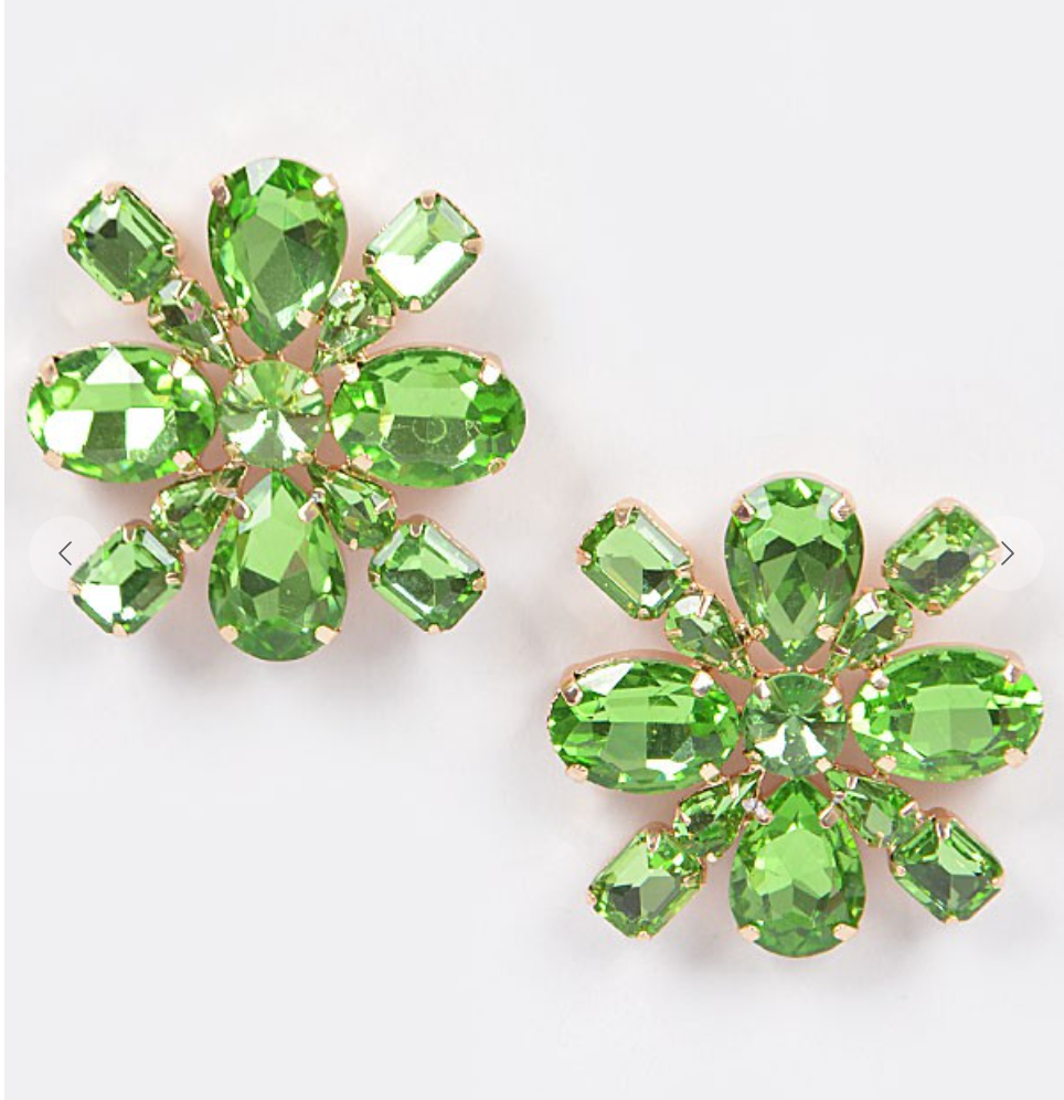 Floral Embellished Earring