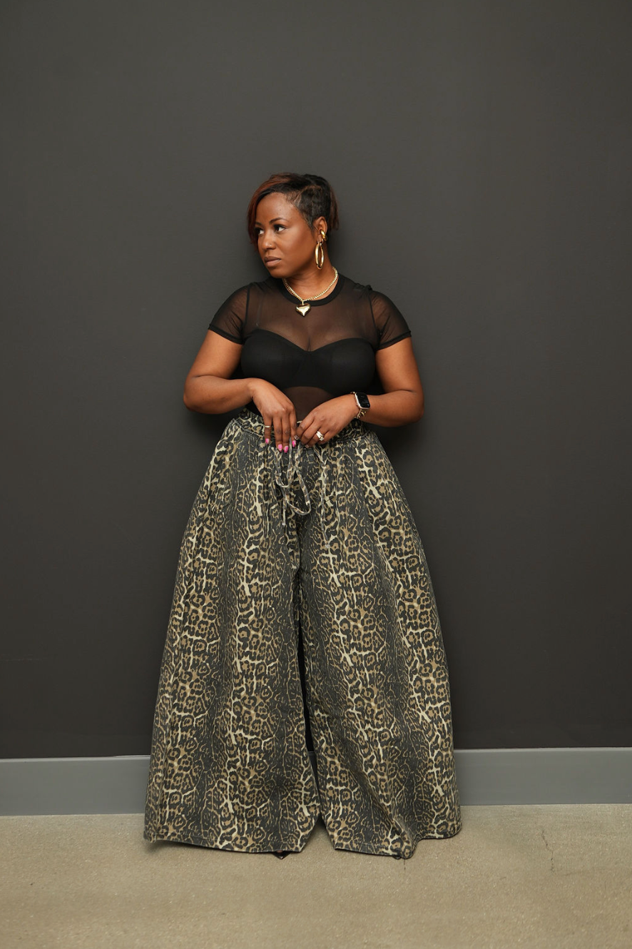 Gaucho Denim (Leopard Print)