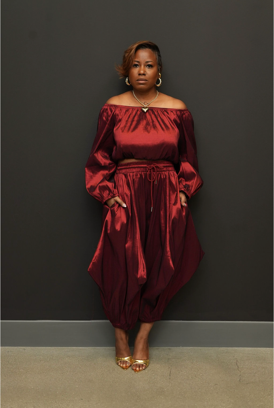 Jungle Luxe Set-Wine