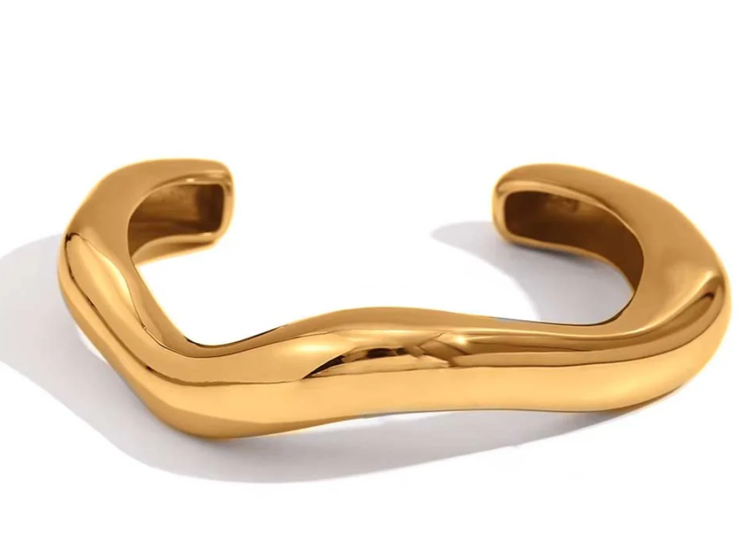 Wavelength Cuff Bangle Bracelet