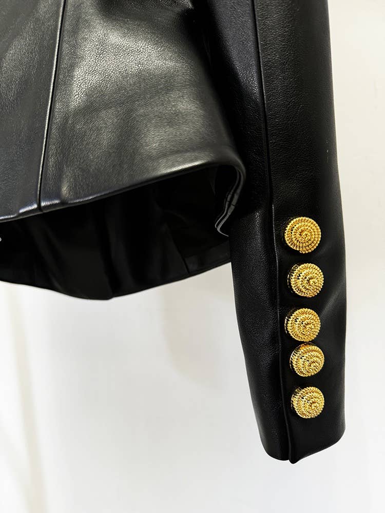 Golden Leather Jacket