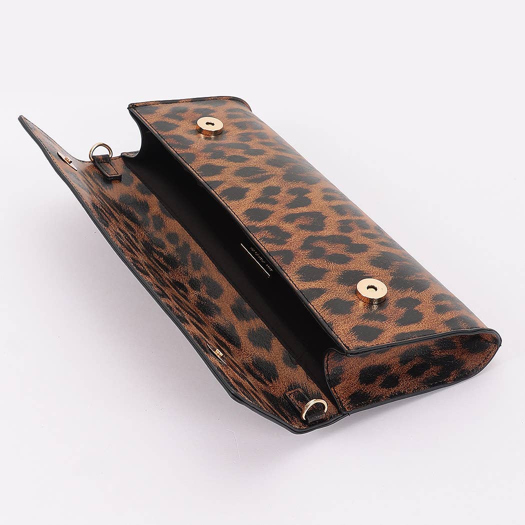 Savage in the City Leopard Clutch