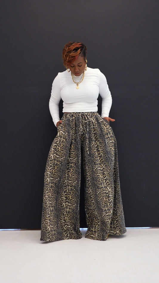 Gaucho Denim (Leopard Print)