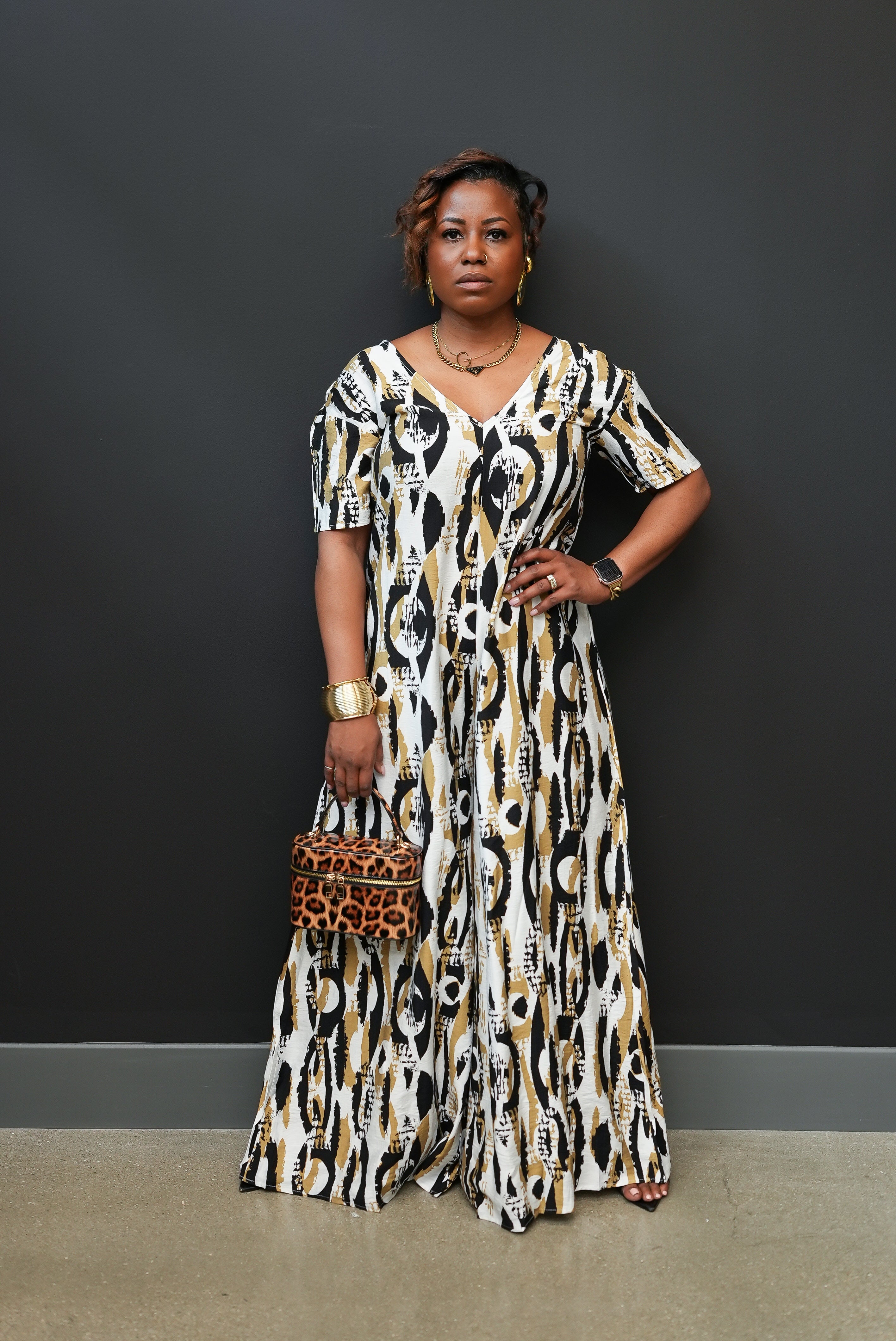 Bold Instinct Wide-Leg Jumpsuit