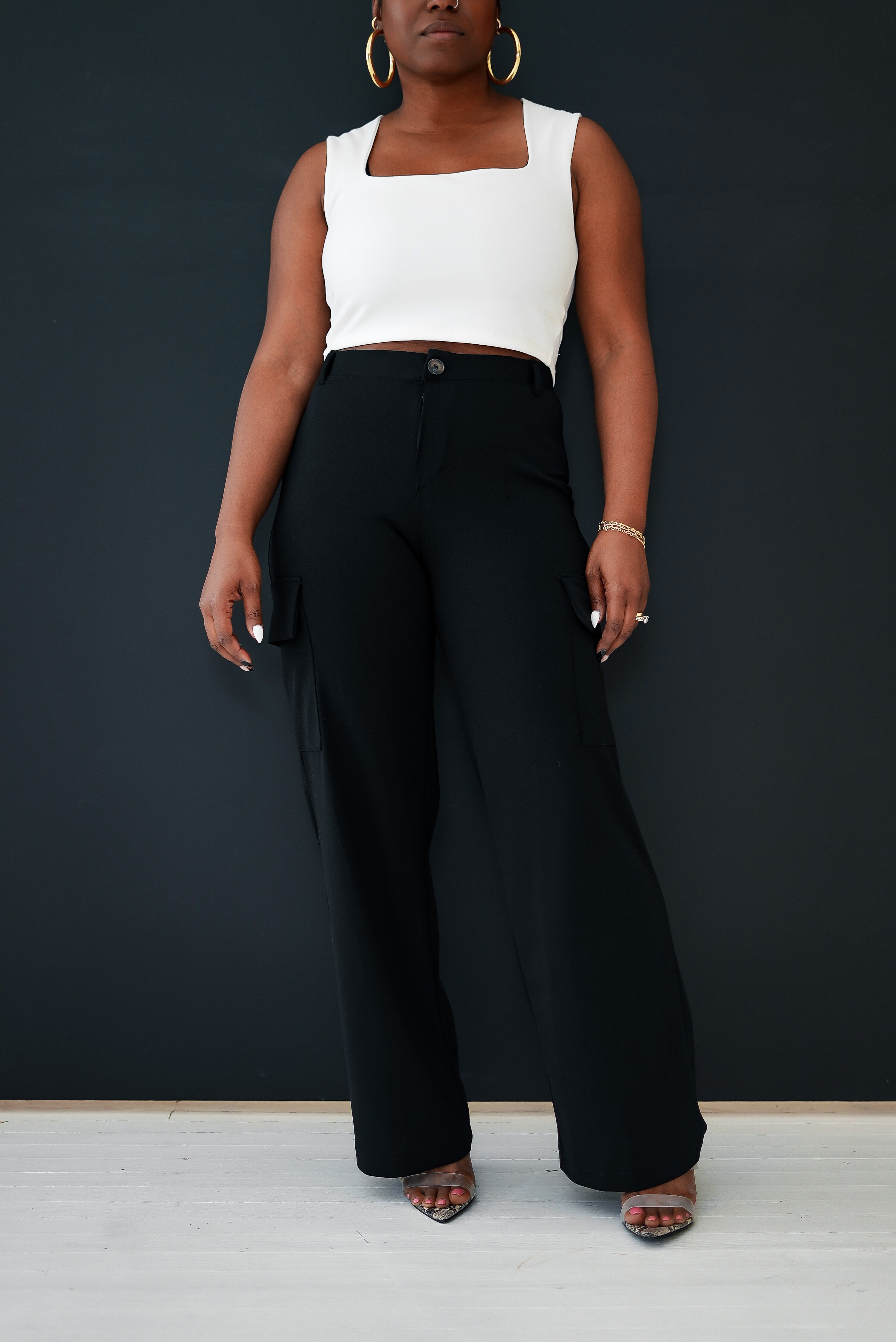 Cargo Slacks (Black)