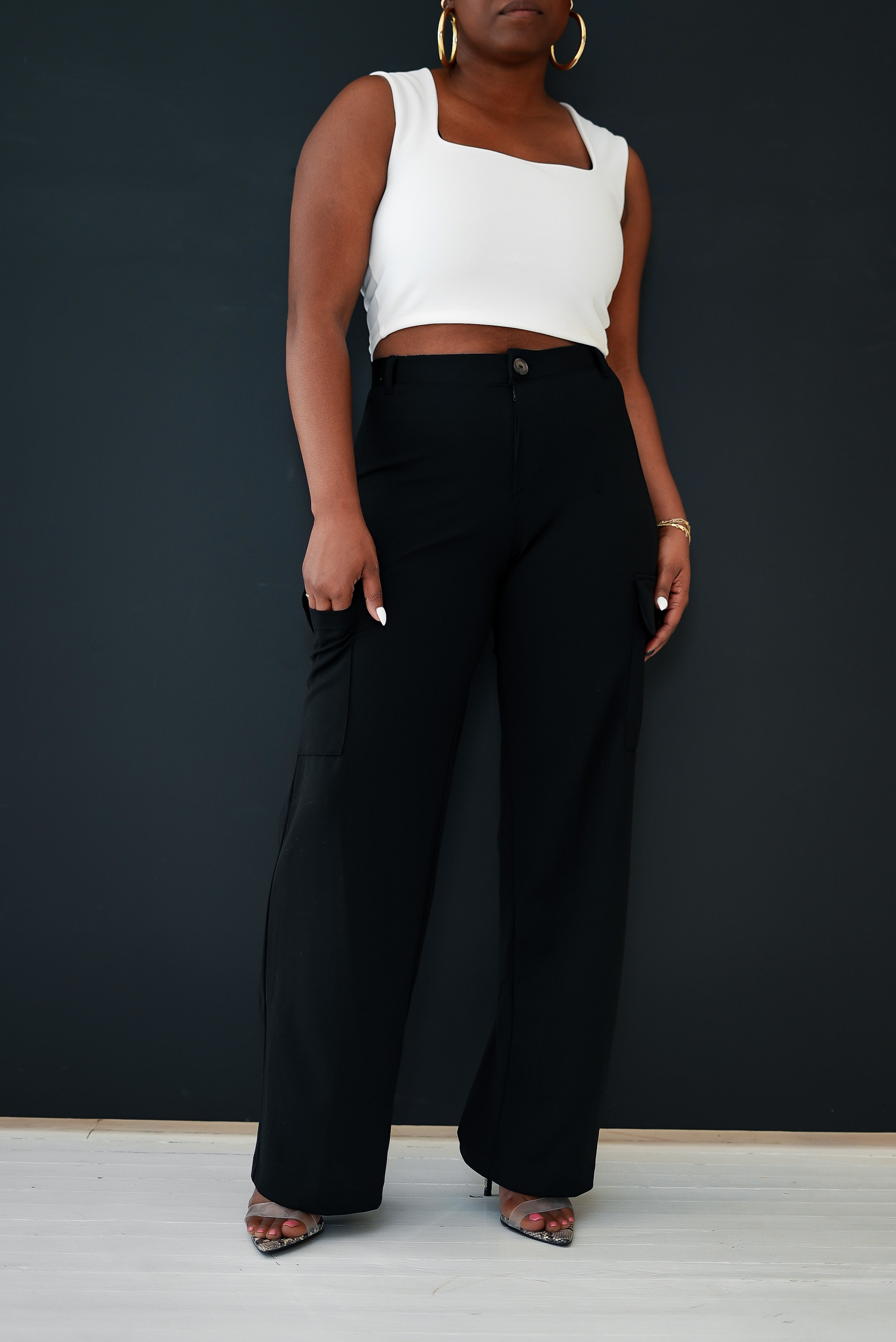 Cargo Slacks (Black)
