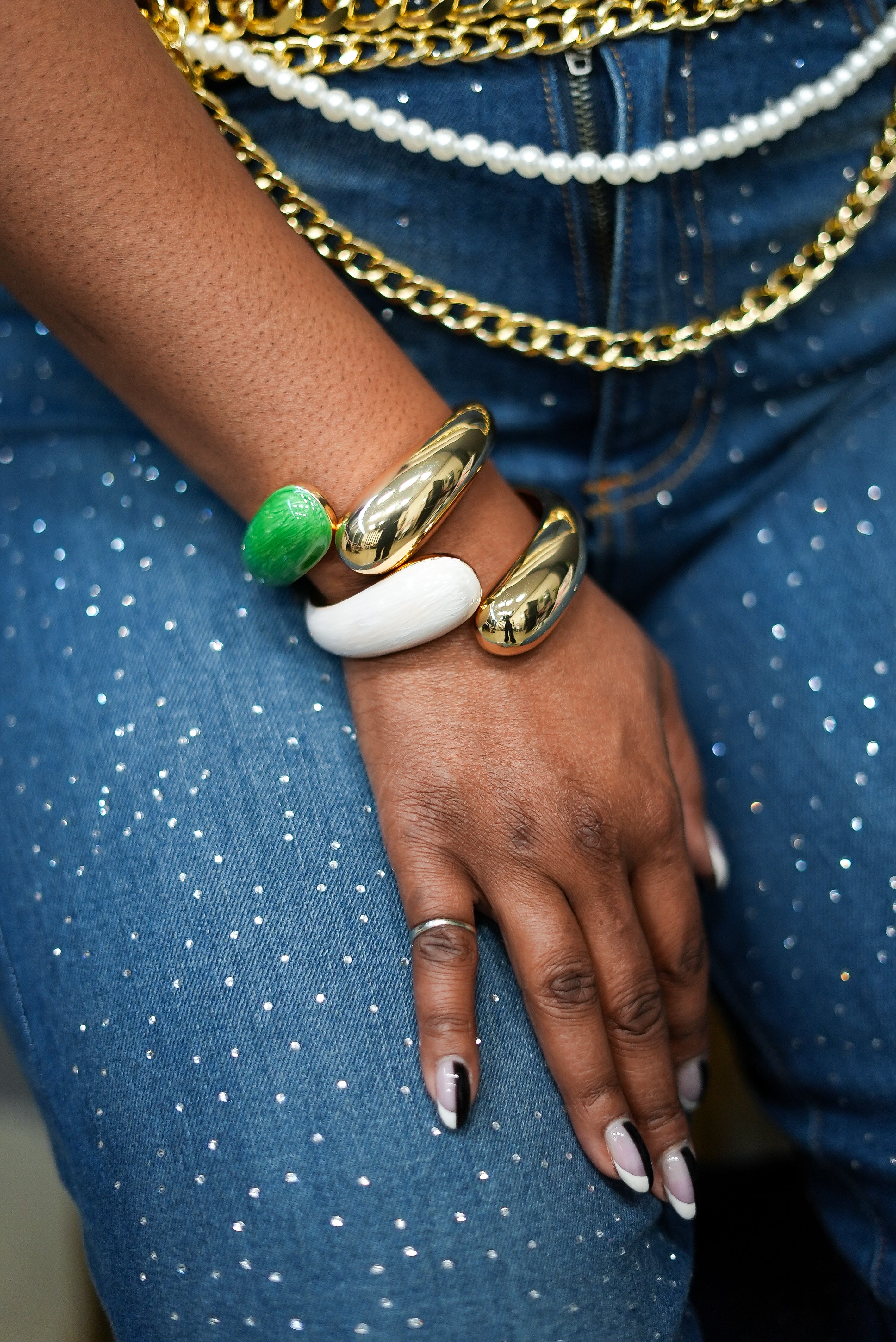 Orbit Statement Cuff Bracelet