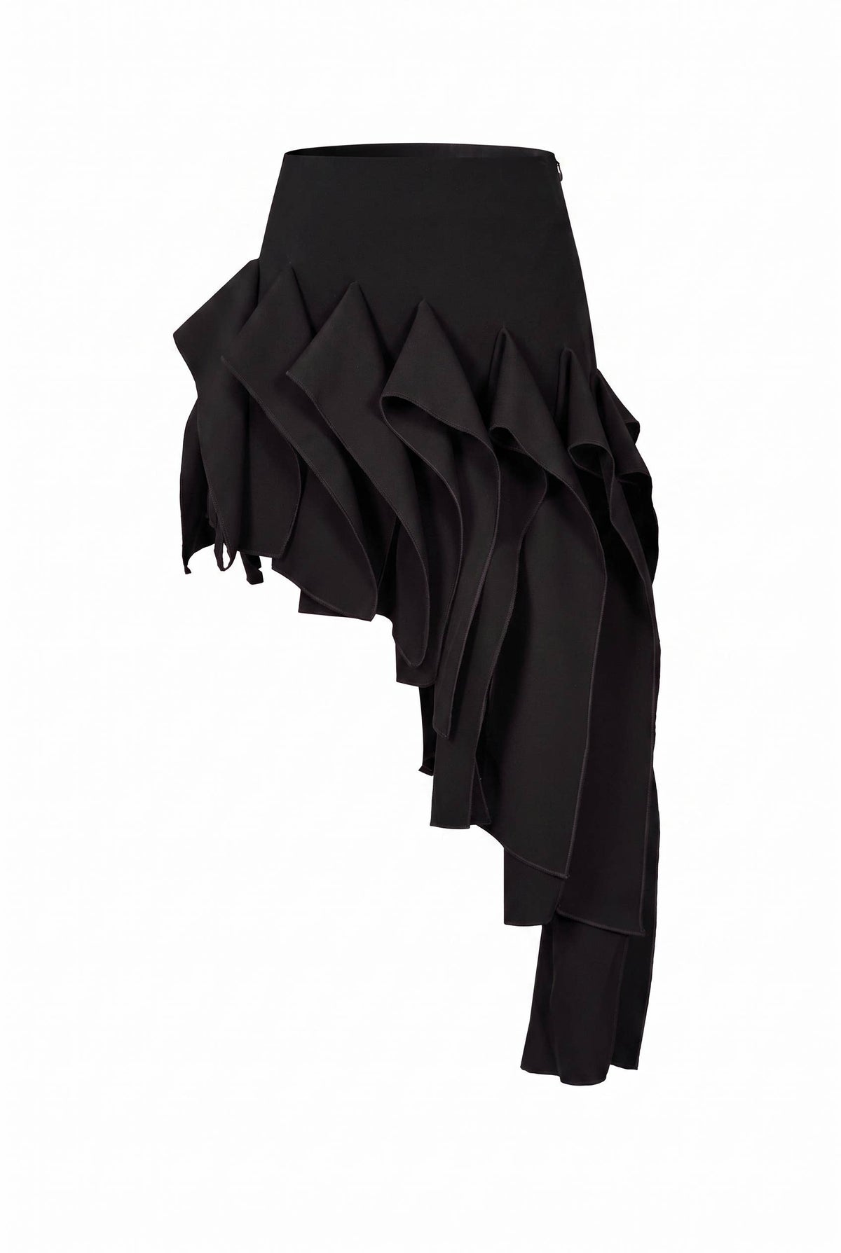 Asymmetric Twill Skirt