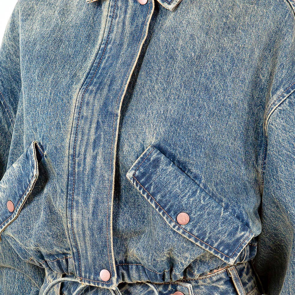 Classic Cropped Denim Jacket