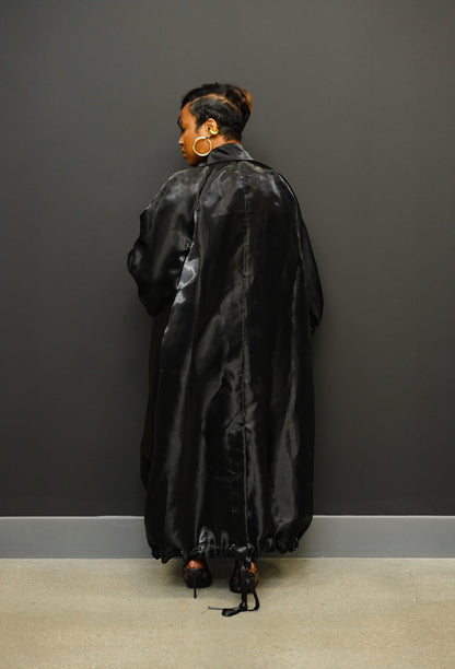 Sheer Organza Duster Jacket