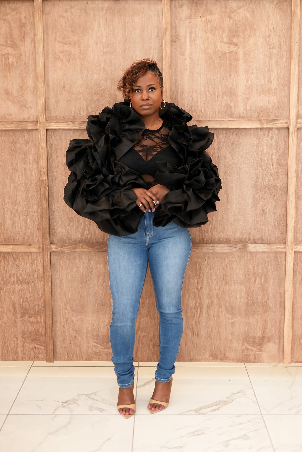 The Drama Ruffle Jacket