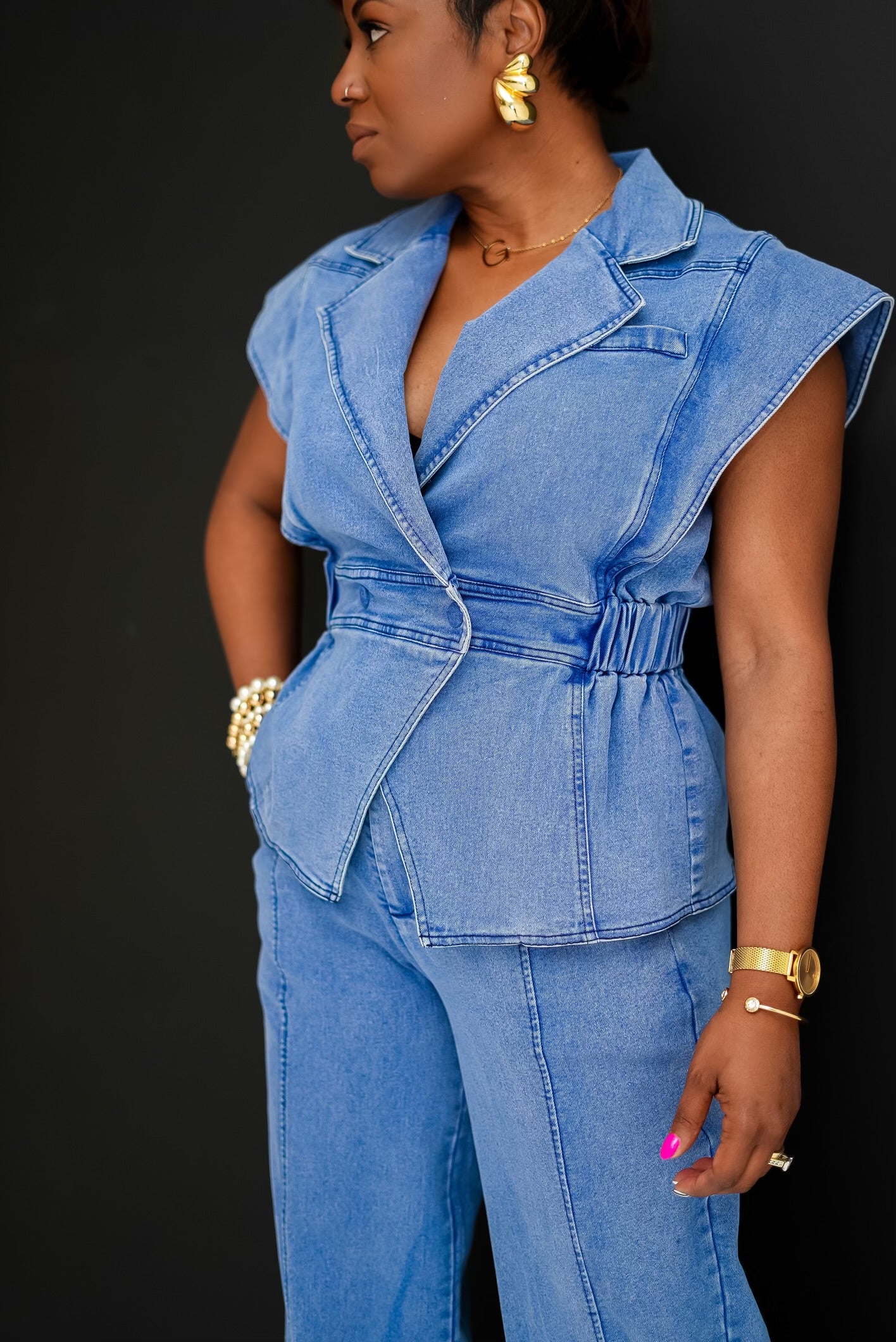 All Denim Set