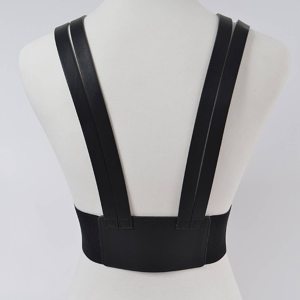 Women's Dual Buckle Stretchy Suspend Belt