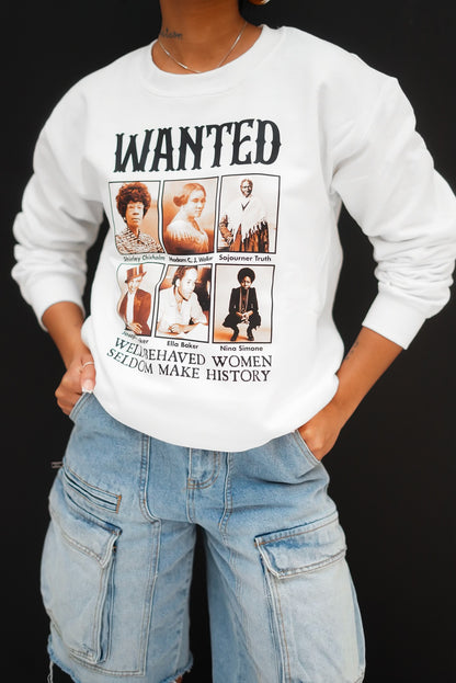 Women Wanted Sweatshirt