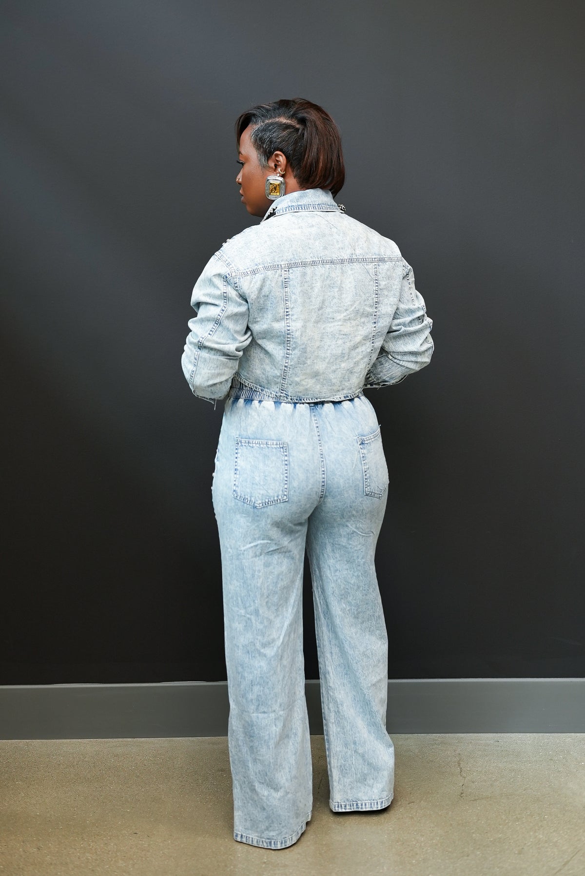 All That Glitters Denim & Rhinestone Set