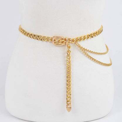 Slim Chain Waist Belt