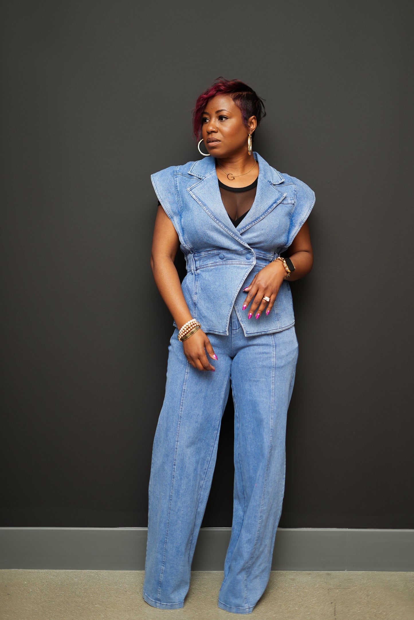 All Denim Set